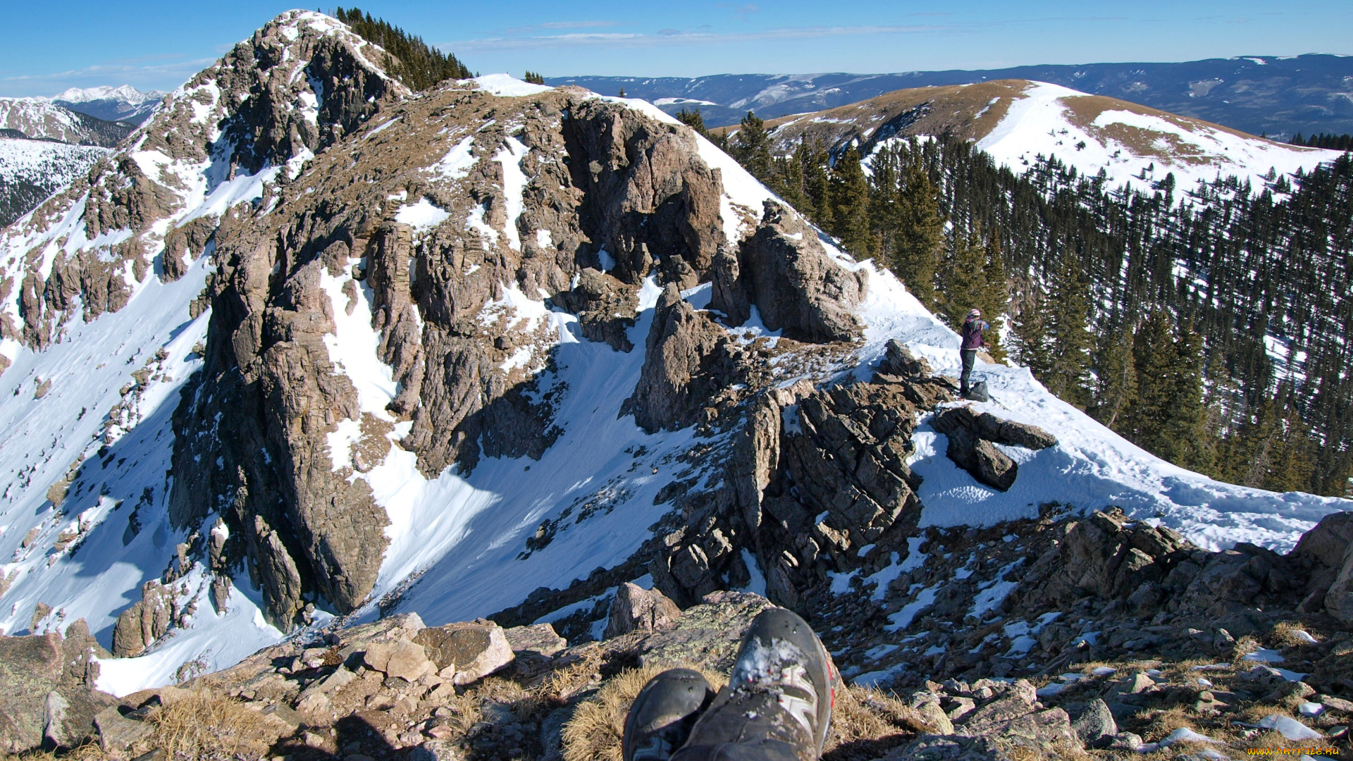 lake, peak, and, the, pecos, wilderness, природа, горы, usa