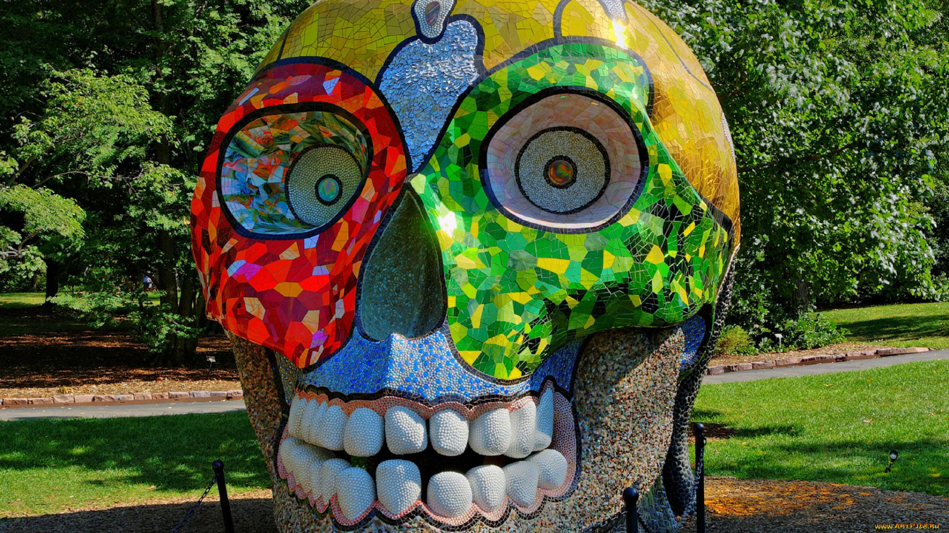 природа, парк, ботанический, миссури