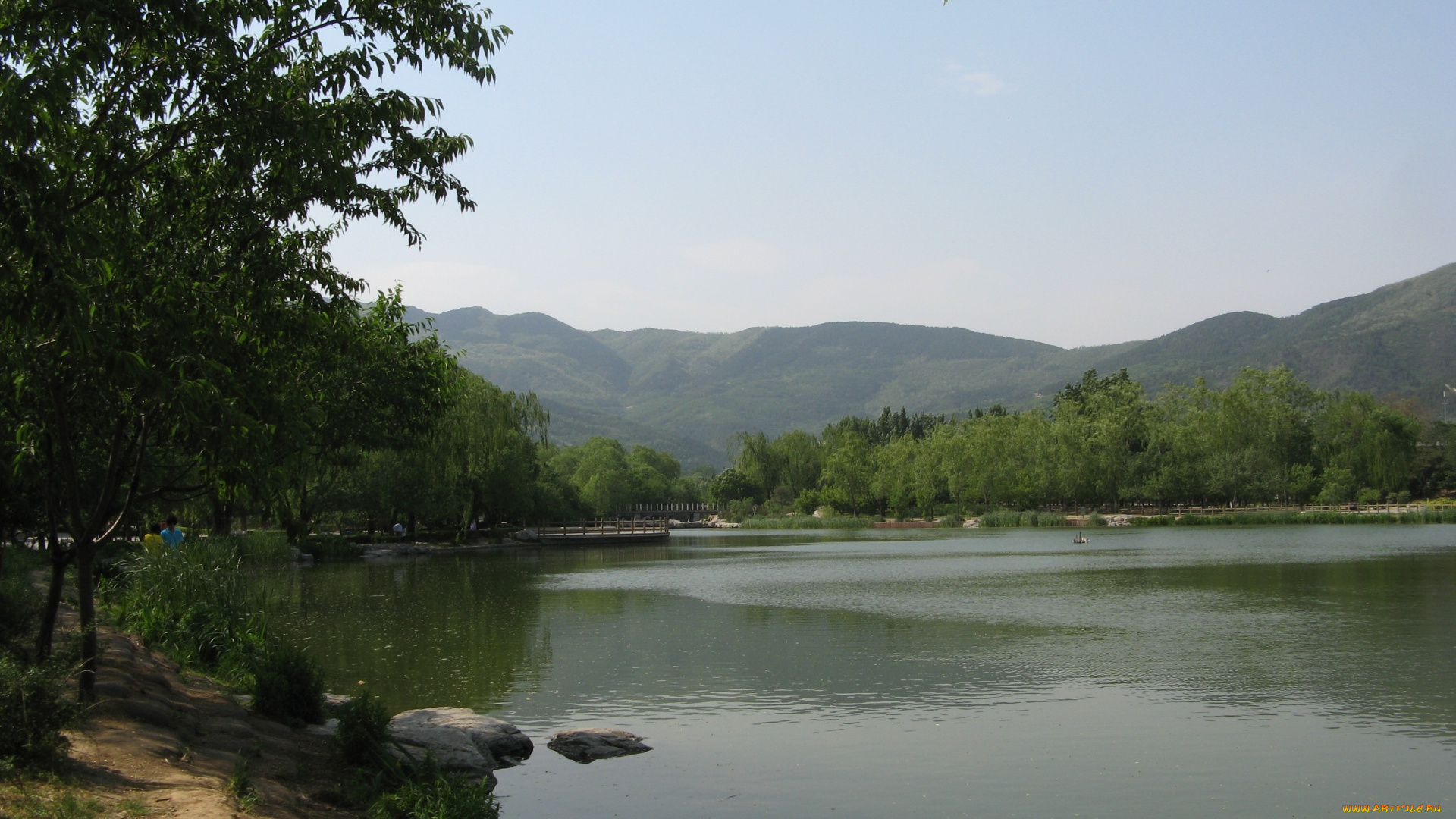 природа, реки, озера, река, деревья, горы