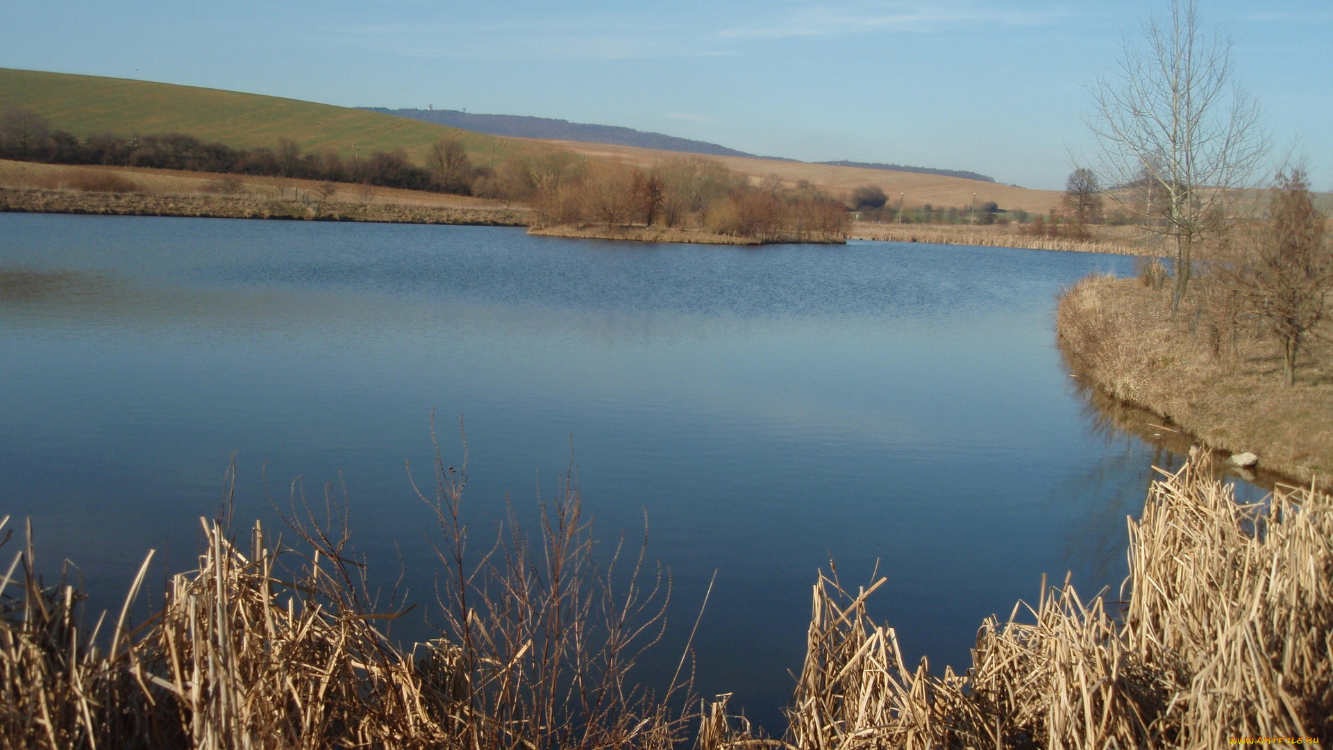 природа, реки, озера, река, холмы, островки