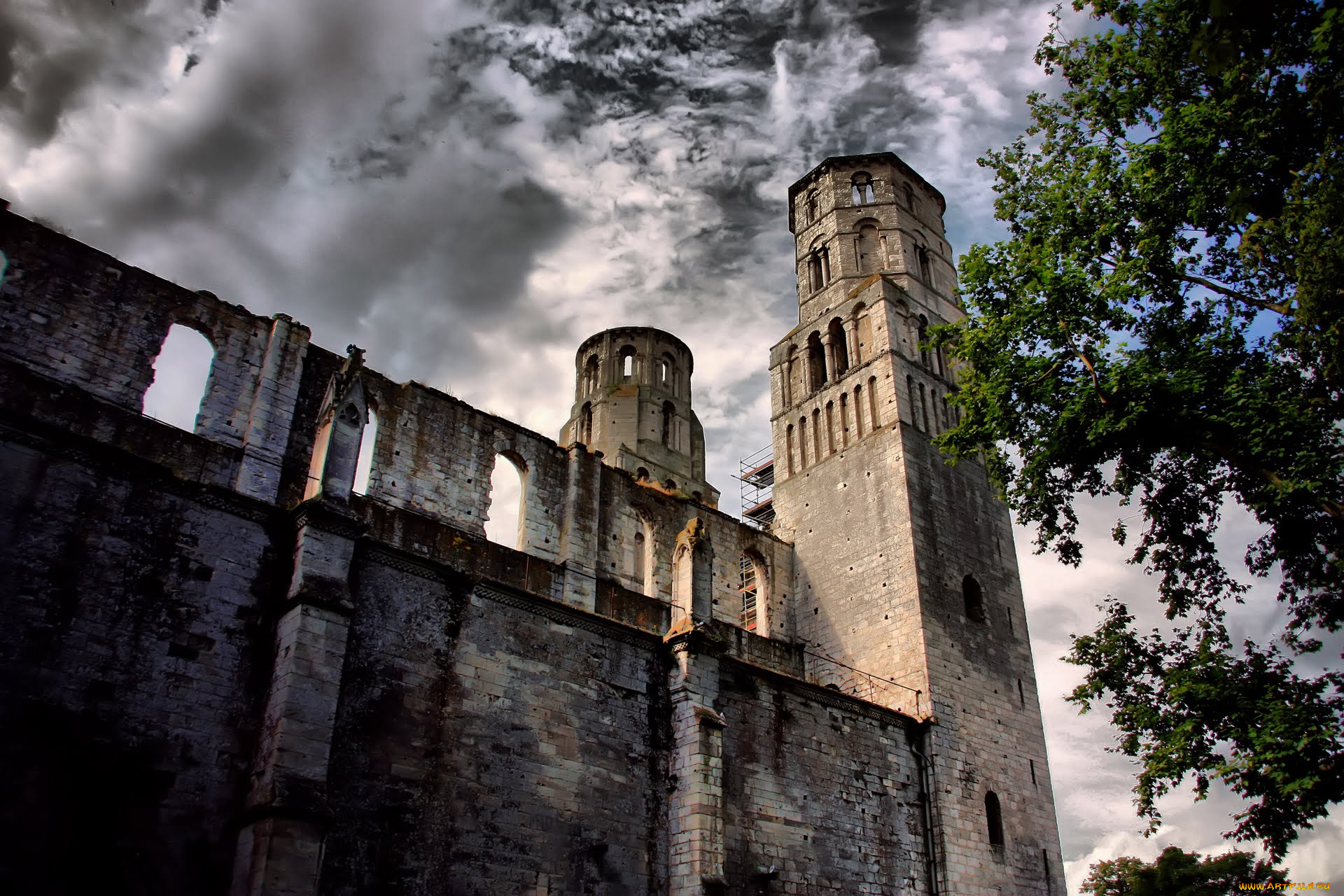 the, abbey, of, jumirge, города, католические, соборы, костелы, аббатства, франция