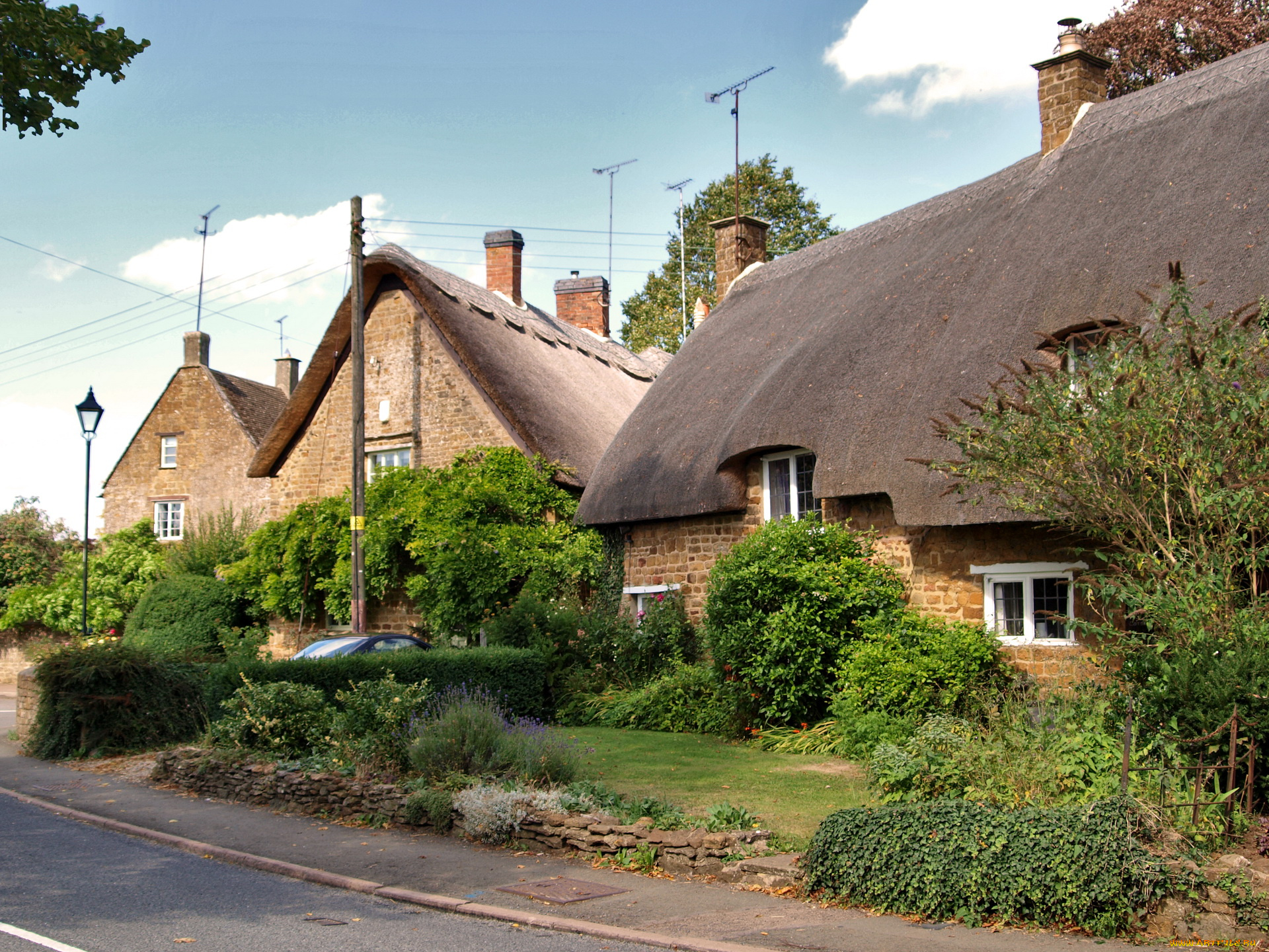 города, улицы, площади, набережные, великобритания, оксфордшир, блоксхем