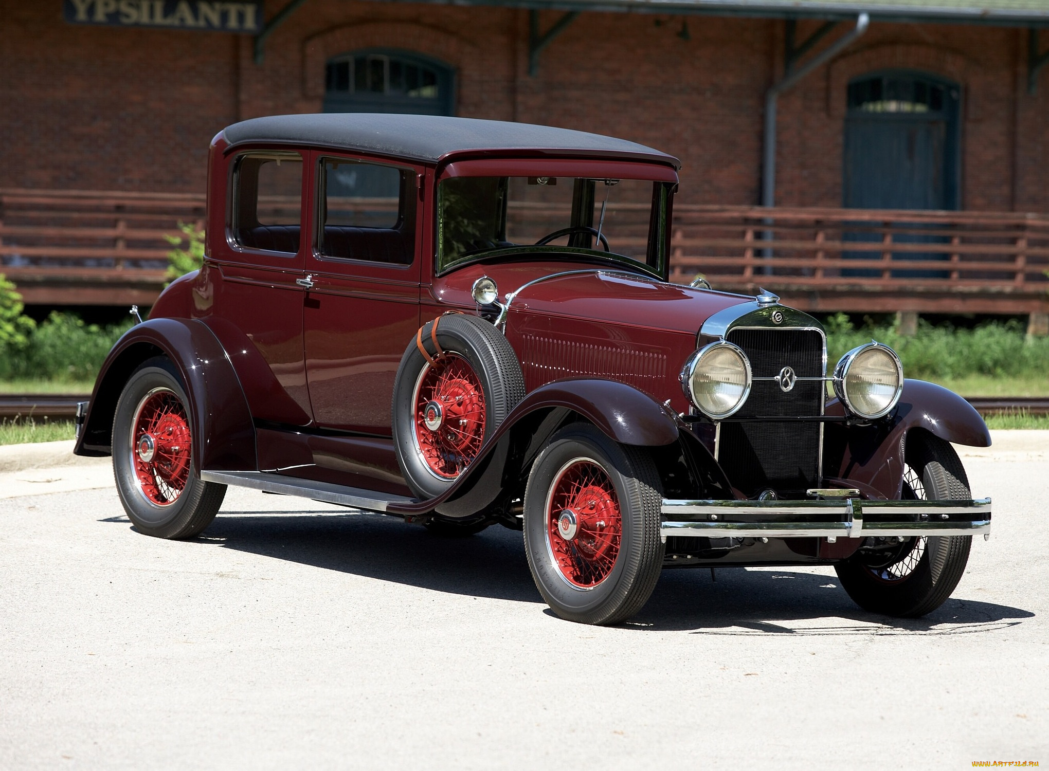 автомобили, классика, здание, автомобиль, трава, дорога