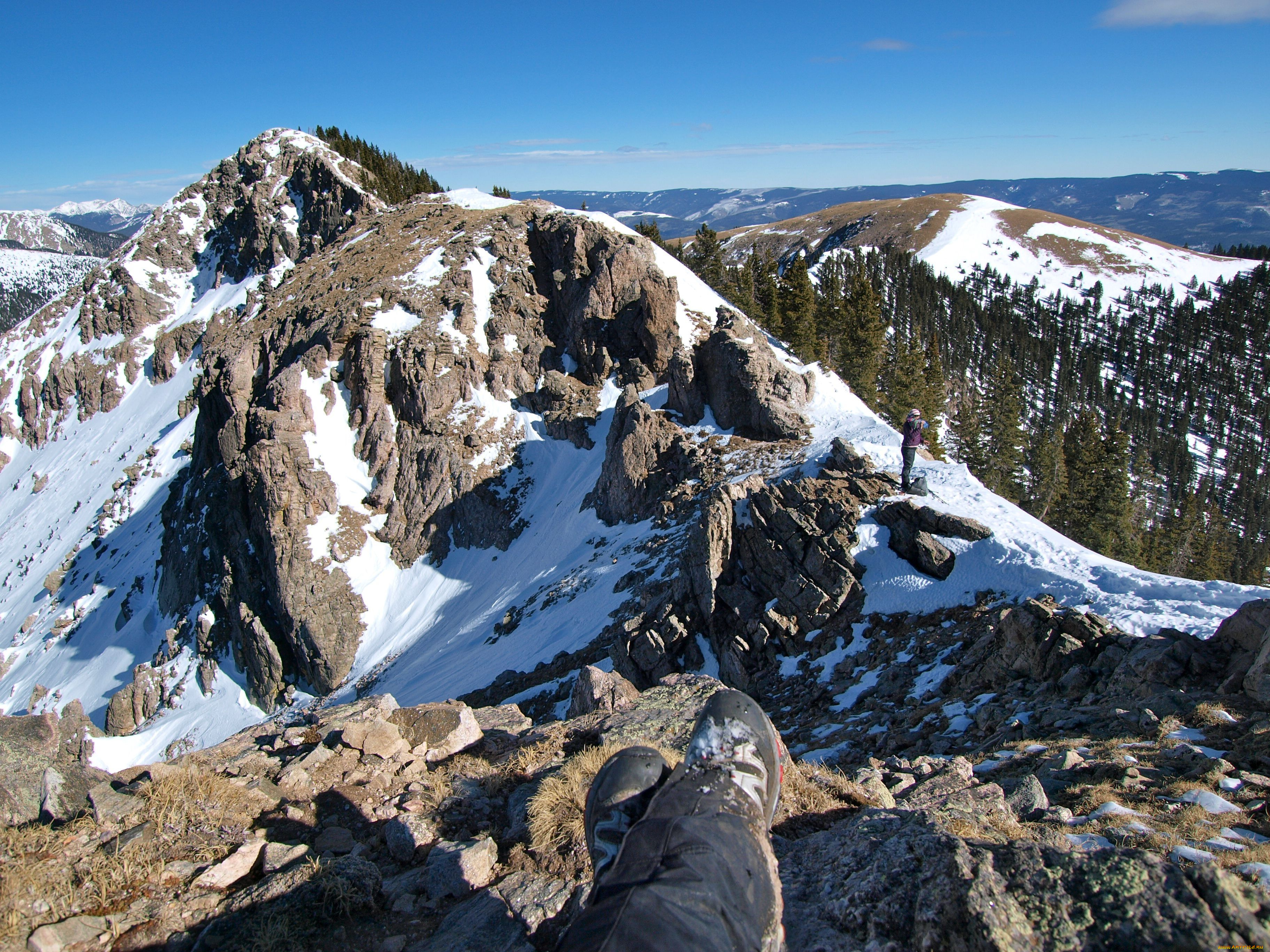 lake, peak, and, the, pecos, wilderness, природа, горы, usa