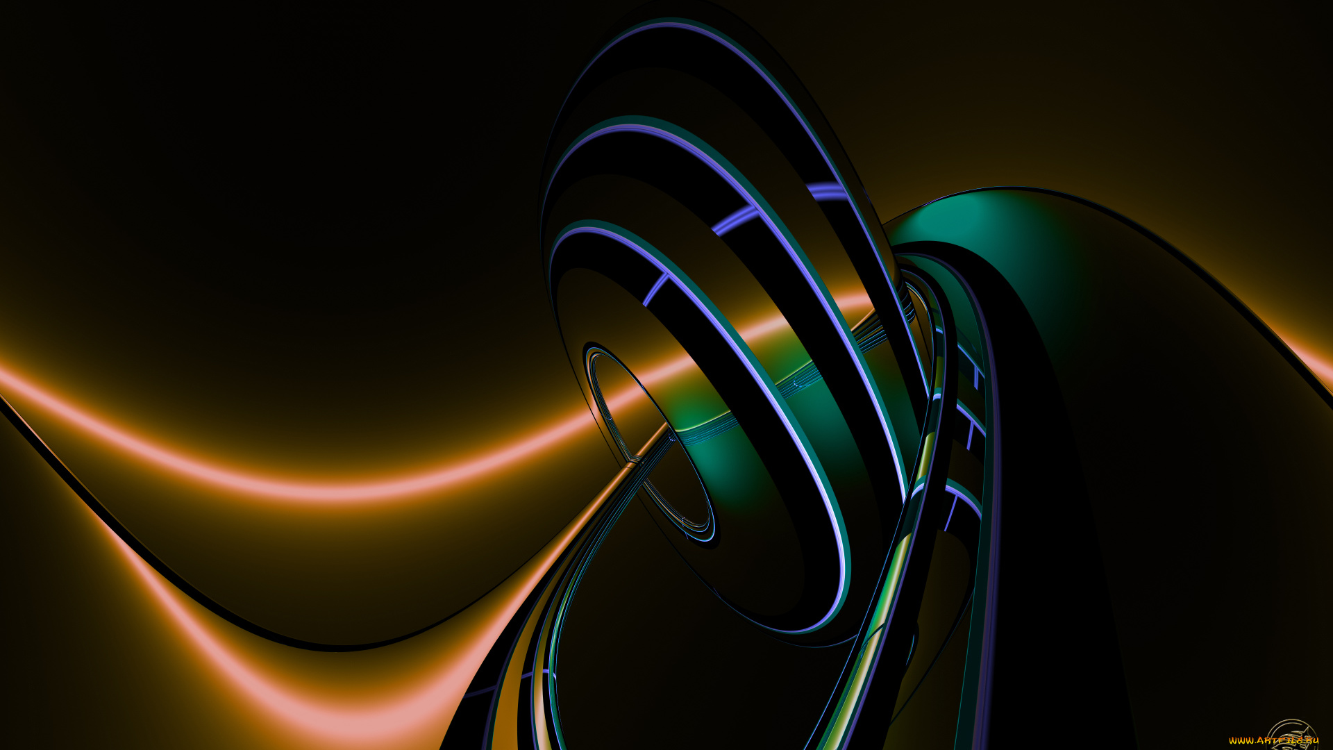 3д, графика, fractal, фракталы, фон, узор, цвета