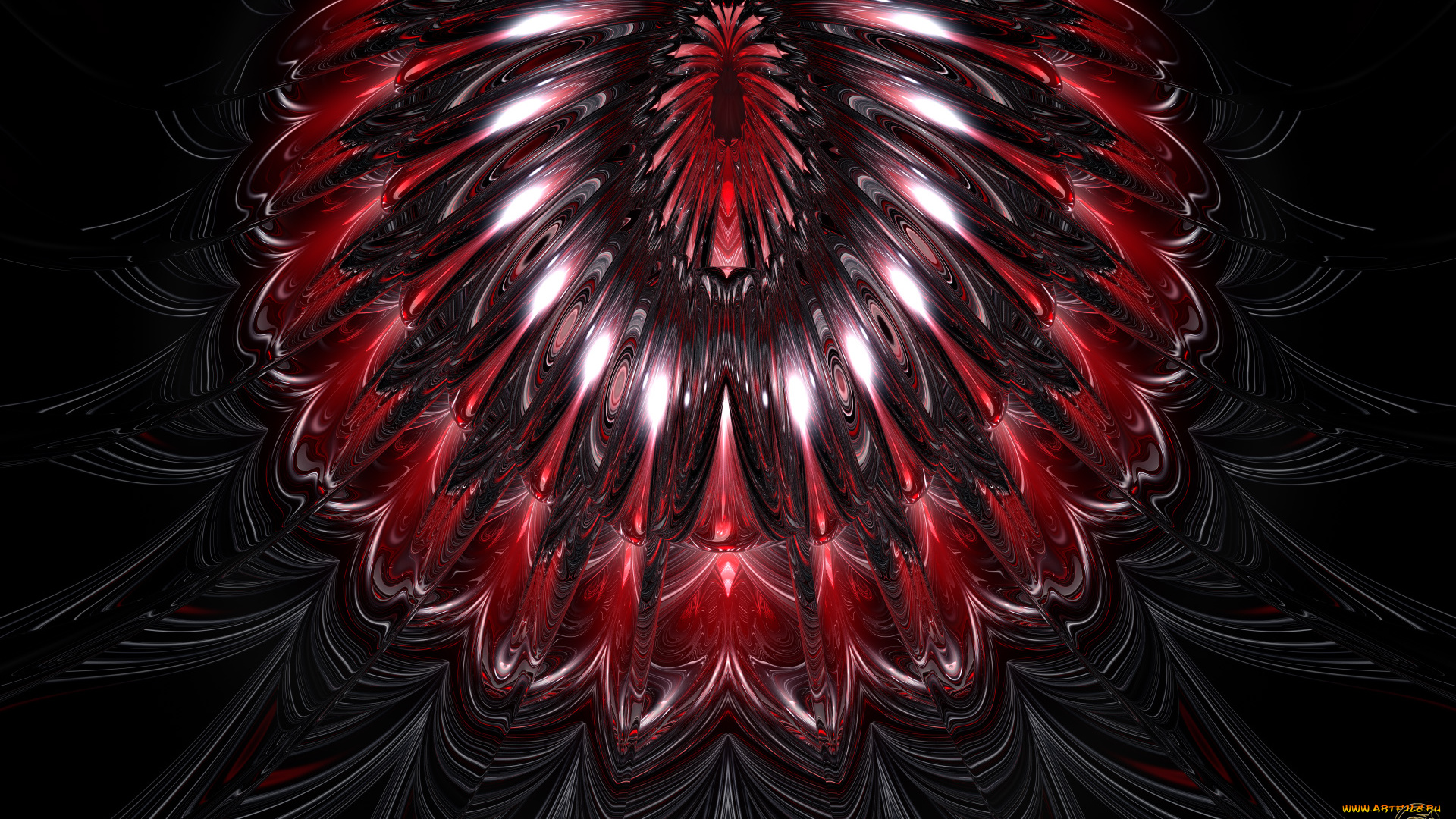 3д, графика, fractal, фракталы, фон, узор, цвета