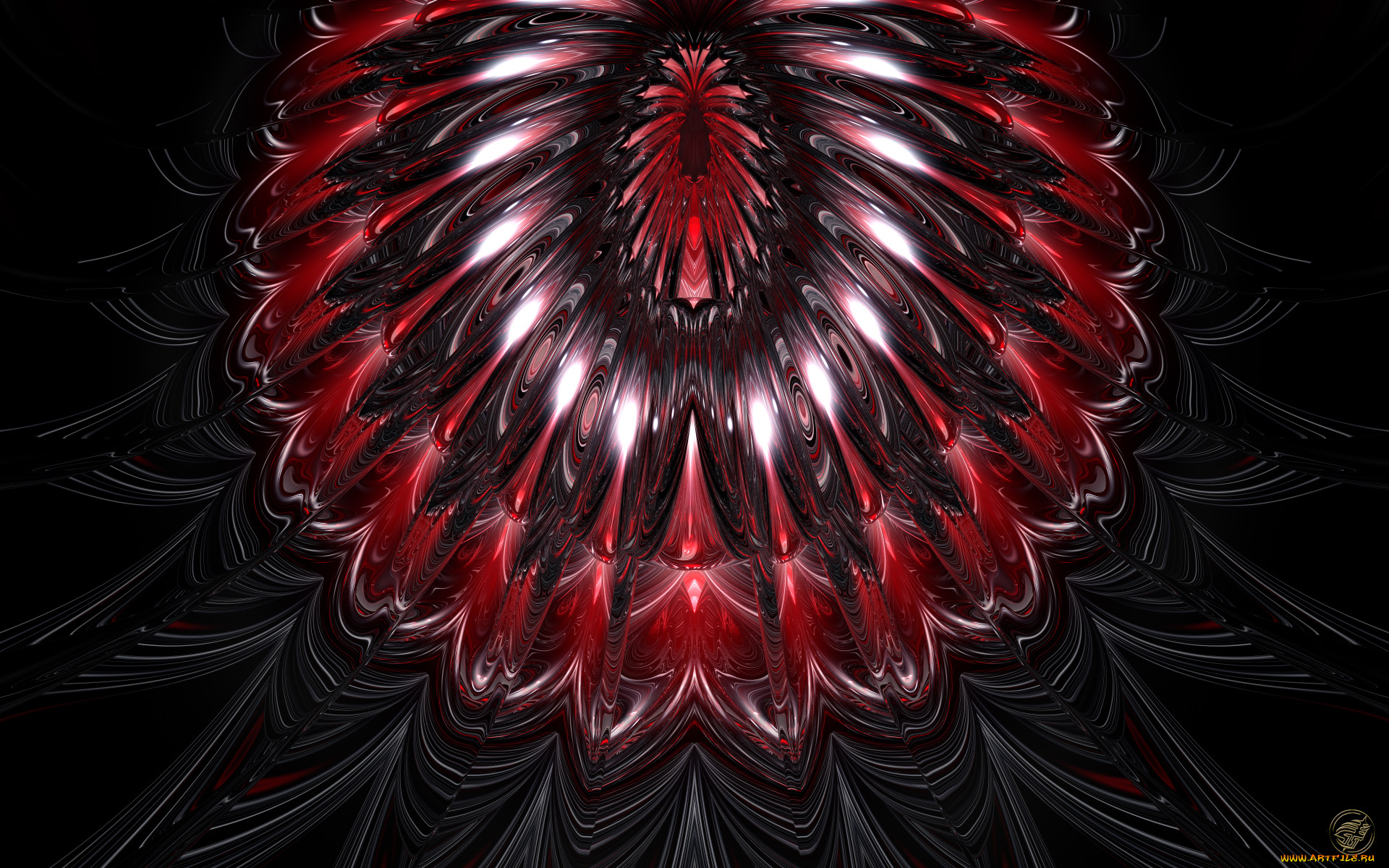 3д, графика, fractal, фракталы, фон, узор, цвета
