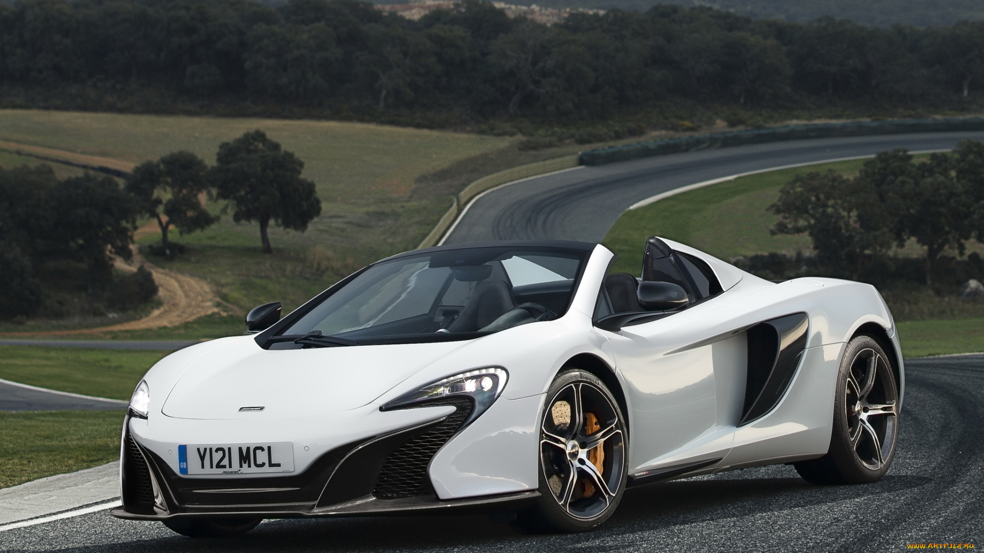 автомобили, mclaren, 2014, светлый, spyder, 650s