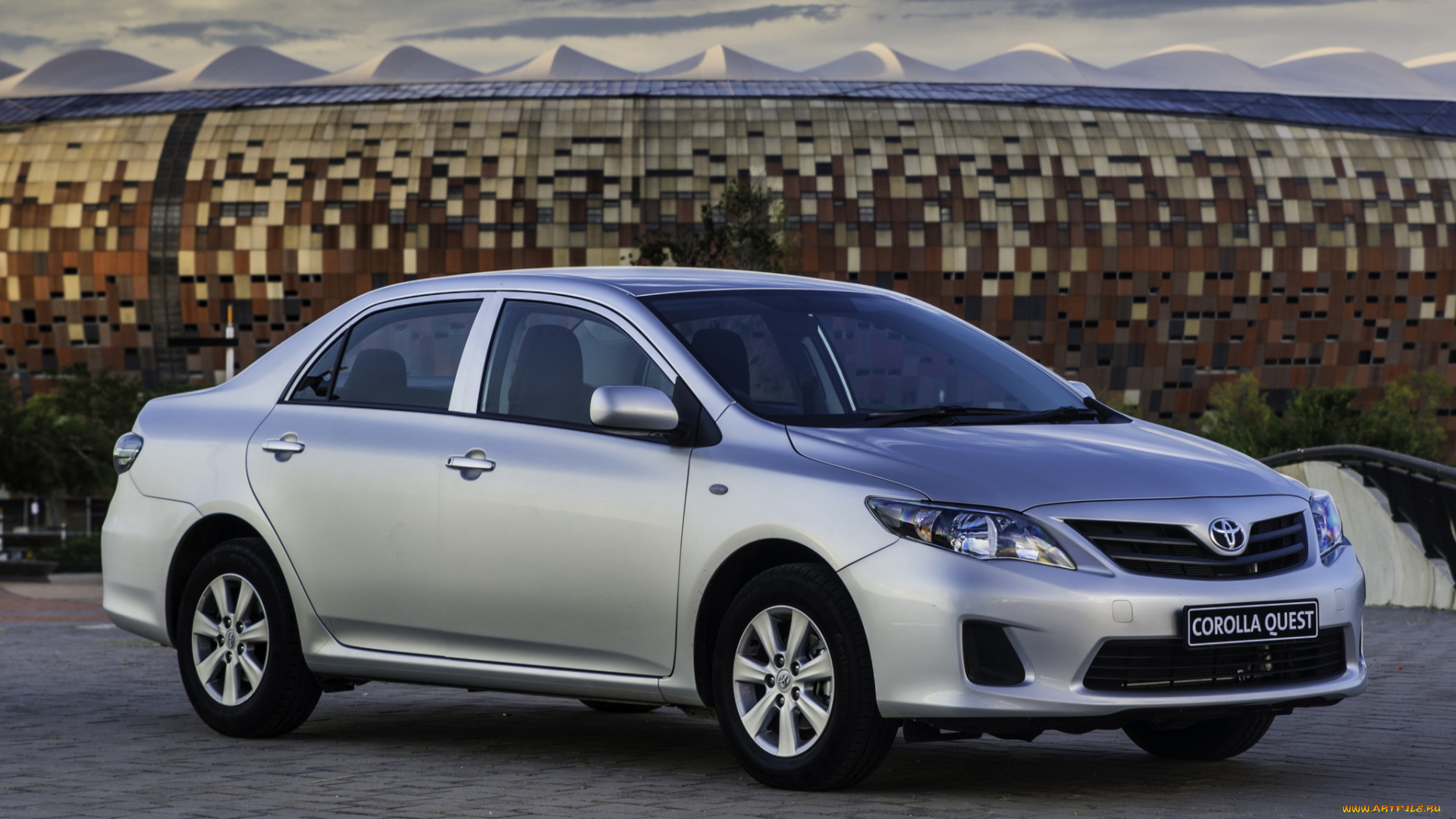 автомобили, toyota, светлая, 2014г, quest, corolla