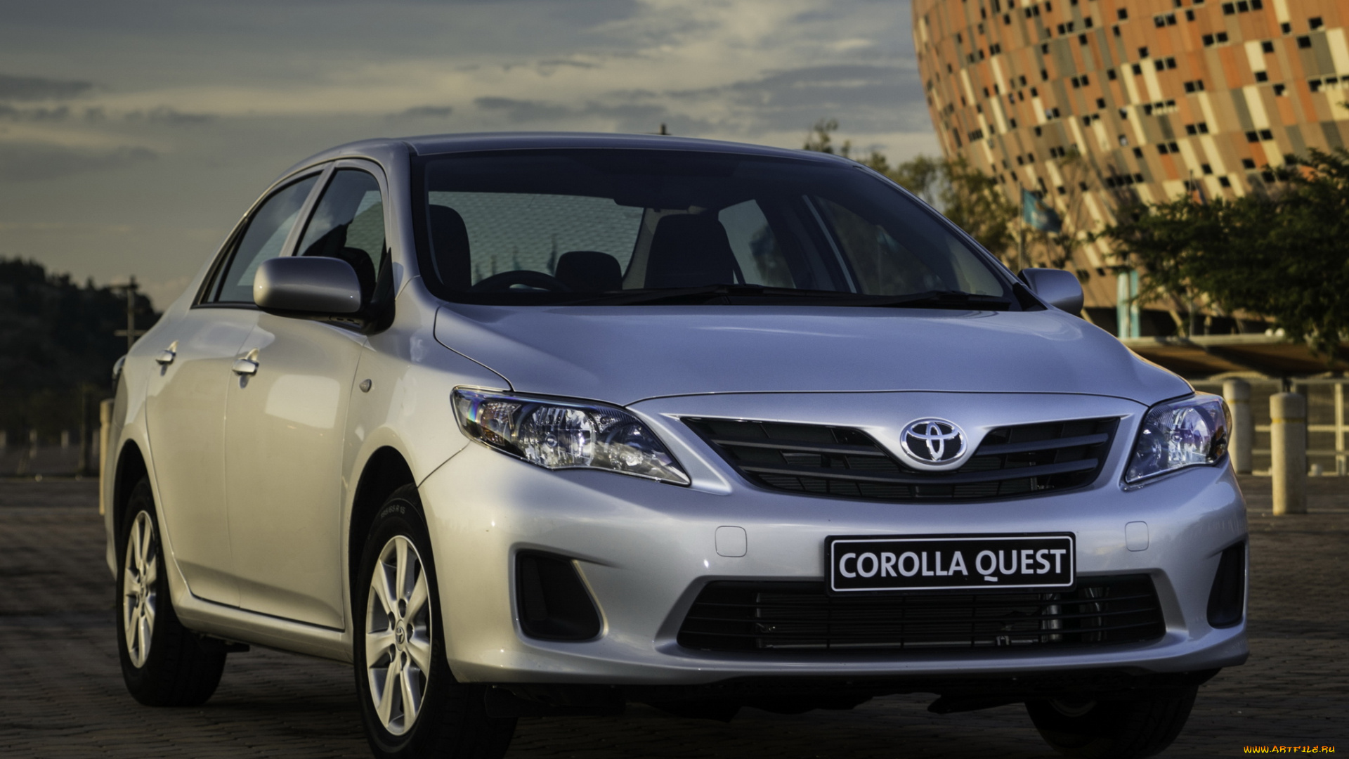 автомобили, toyota, светлая, 2014г, quest, corolla