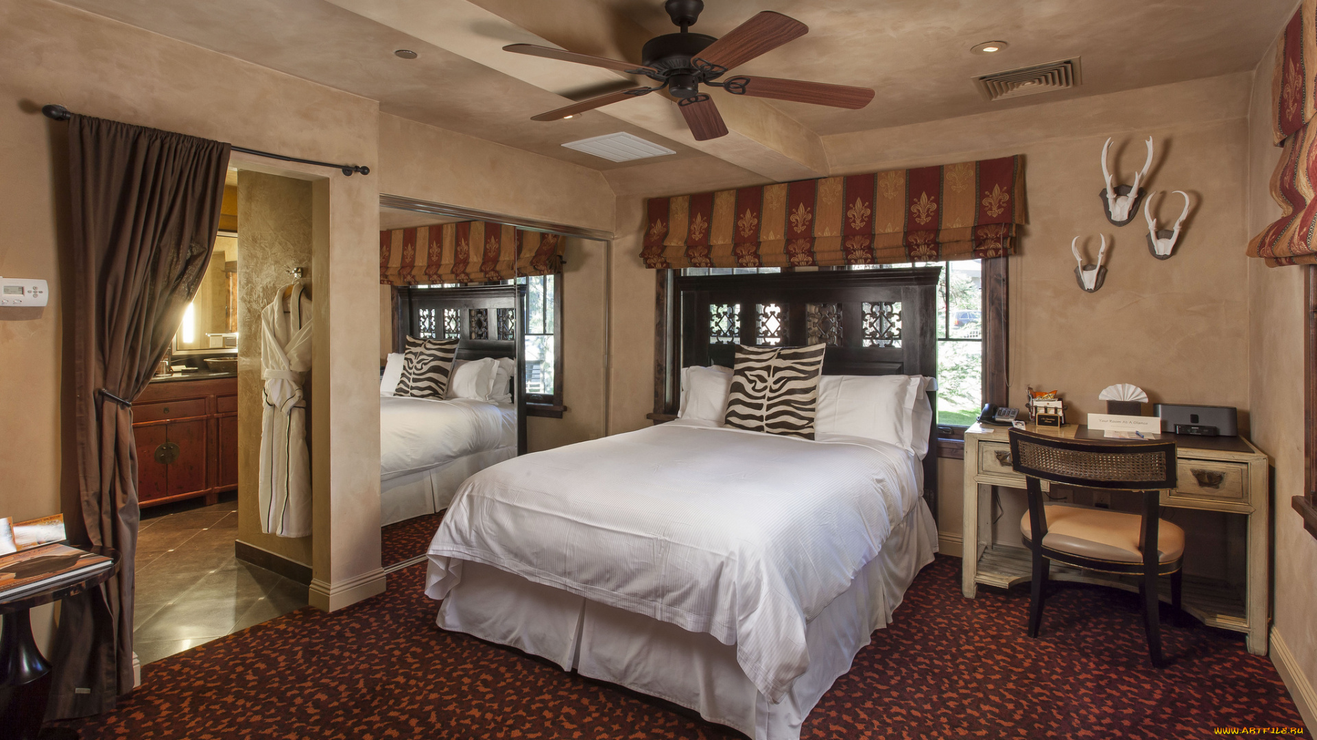 интерьер, спальня, кровать