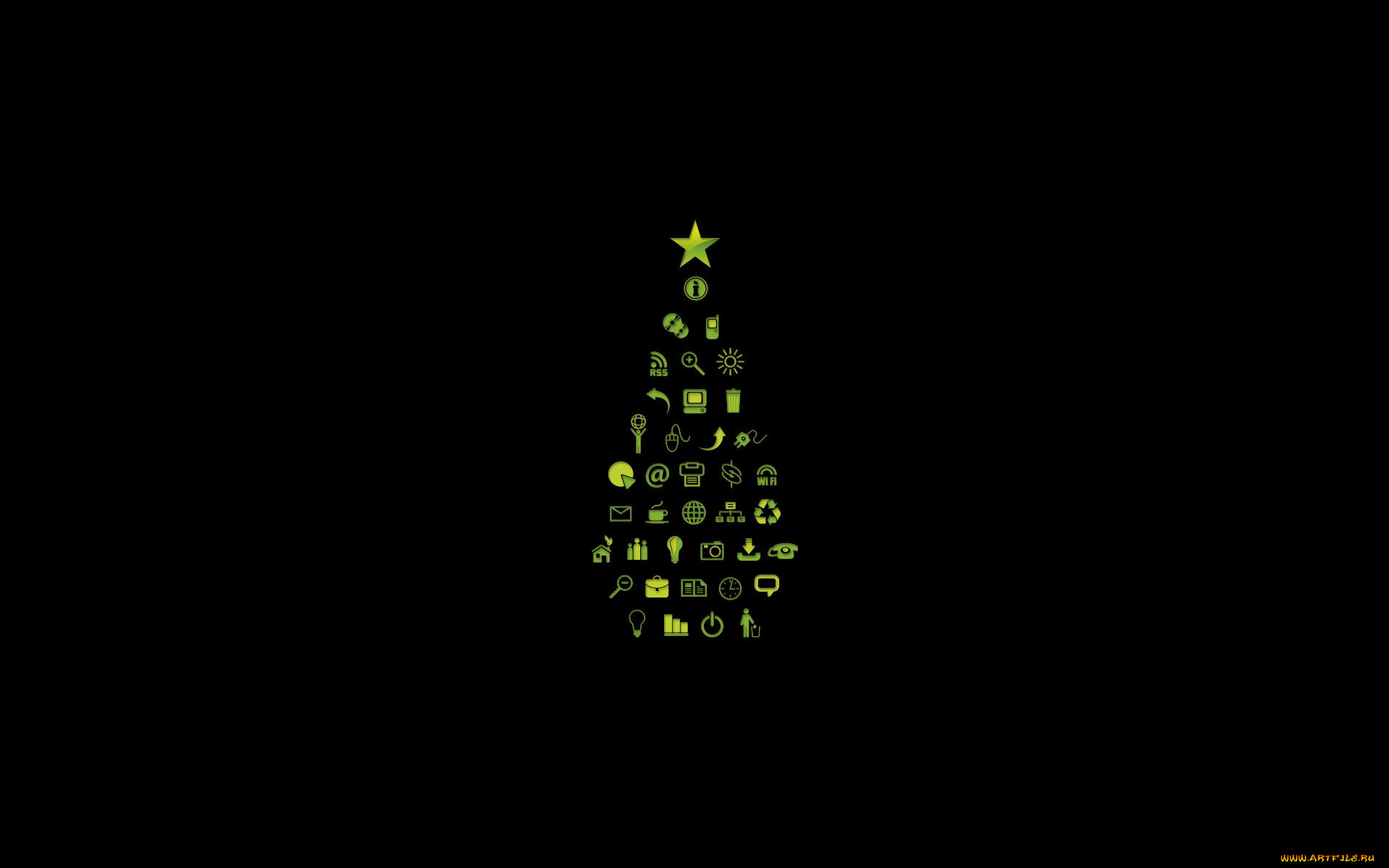 праздничные, векторная, графика, , новый, год, темный