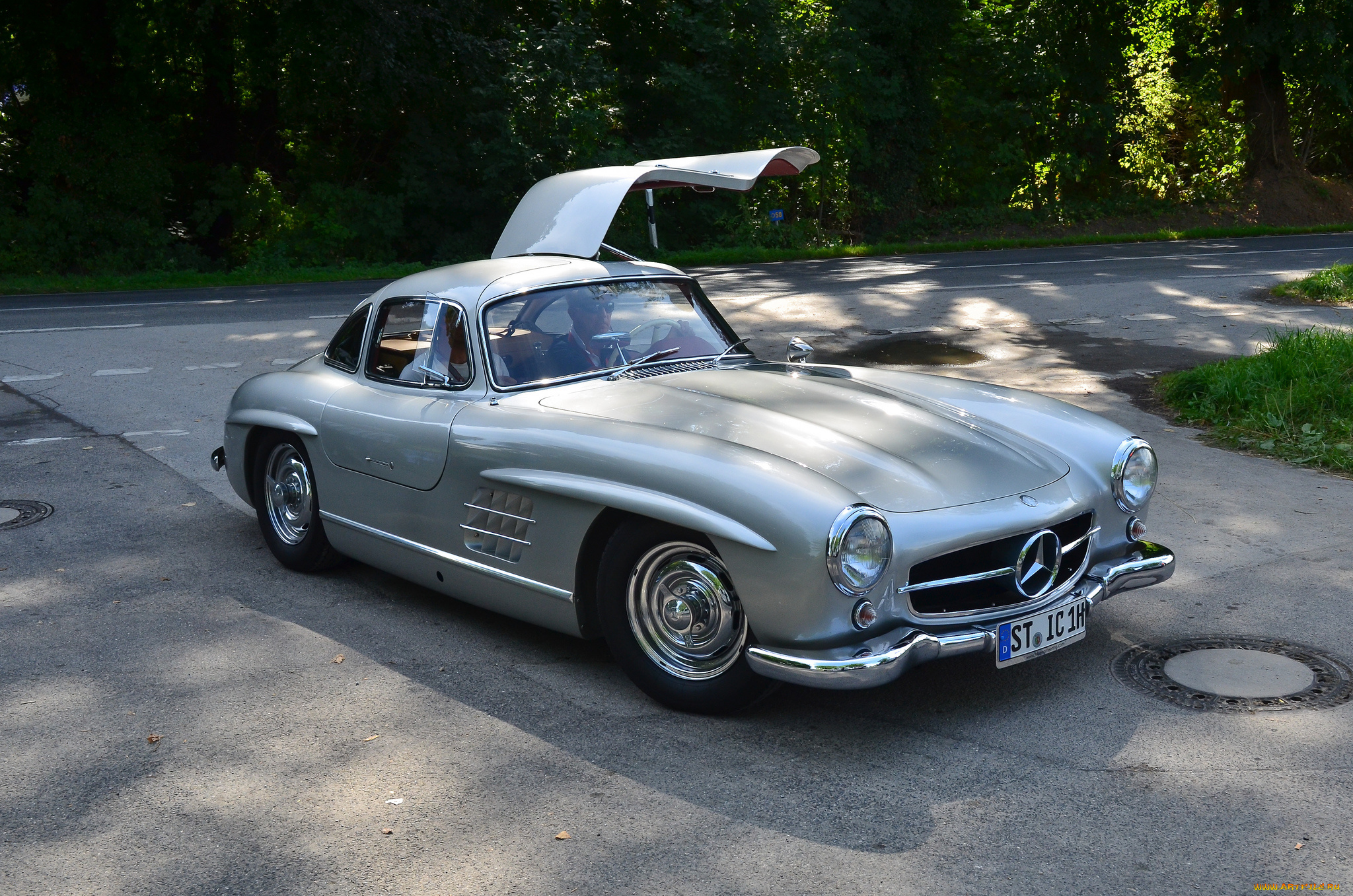 mercedes-benz, 300, sl, gullwing, автомобили, выставки, и, уличные, фото, выставка, автошоу, ретро, история
