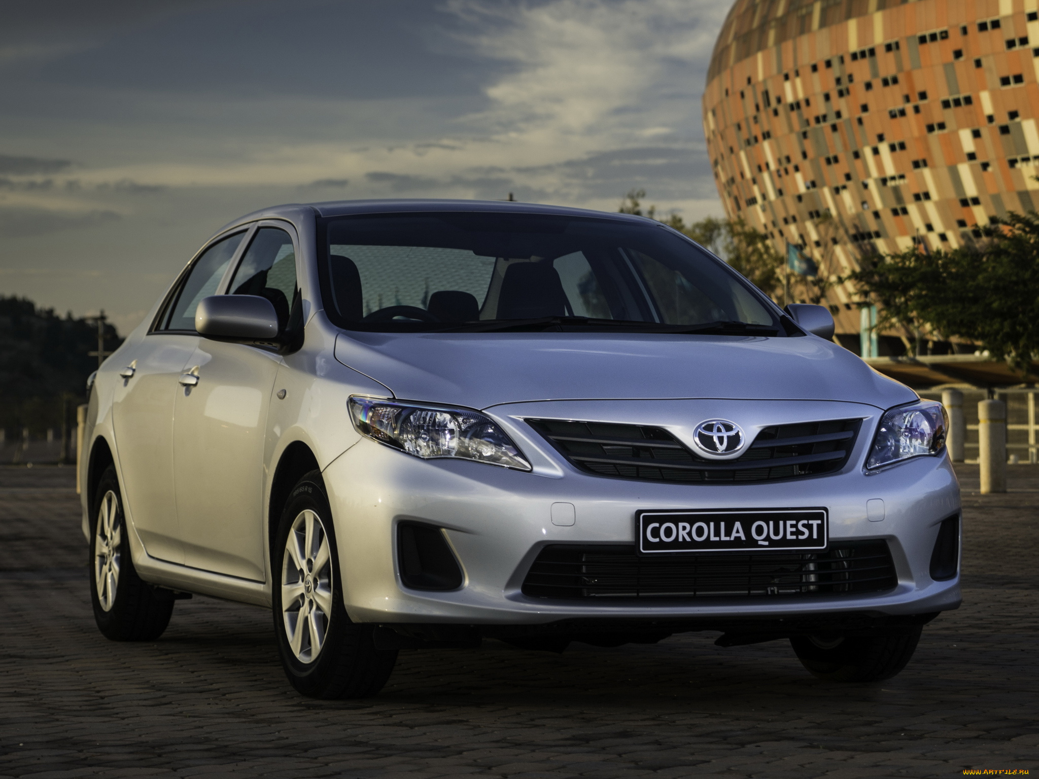 автомобили, toyota, светлая, 2014г, quest, corolla