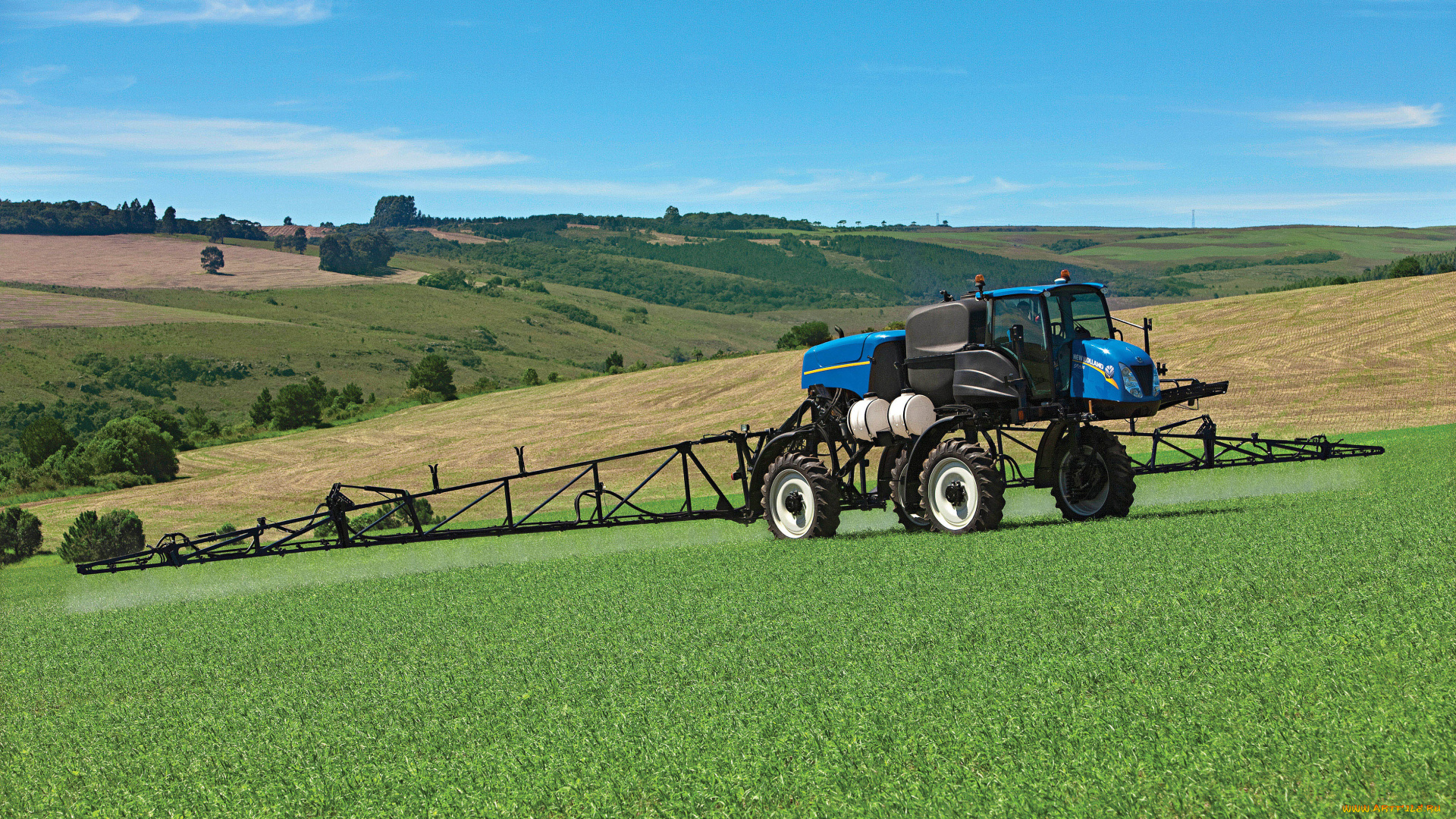 техника, тракторы, spryer, newholland