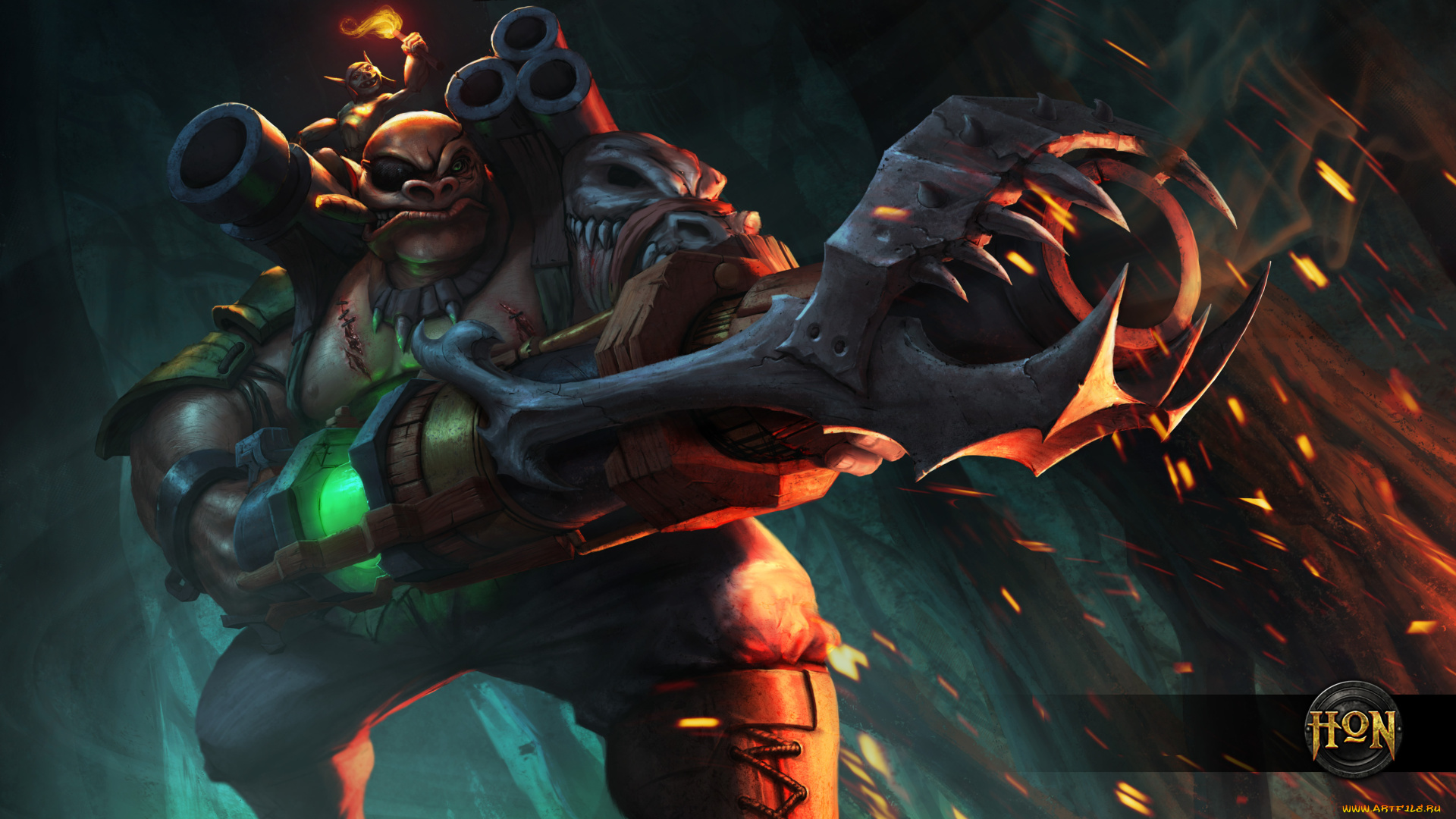 видео, игры, heroes, of, newerth, персонаж