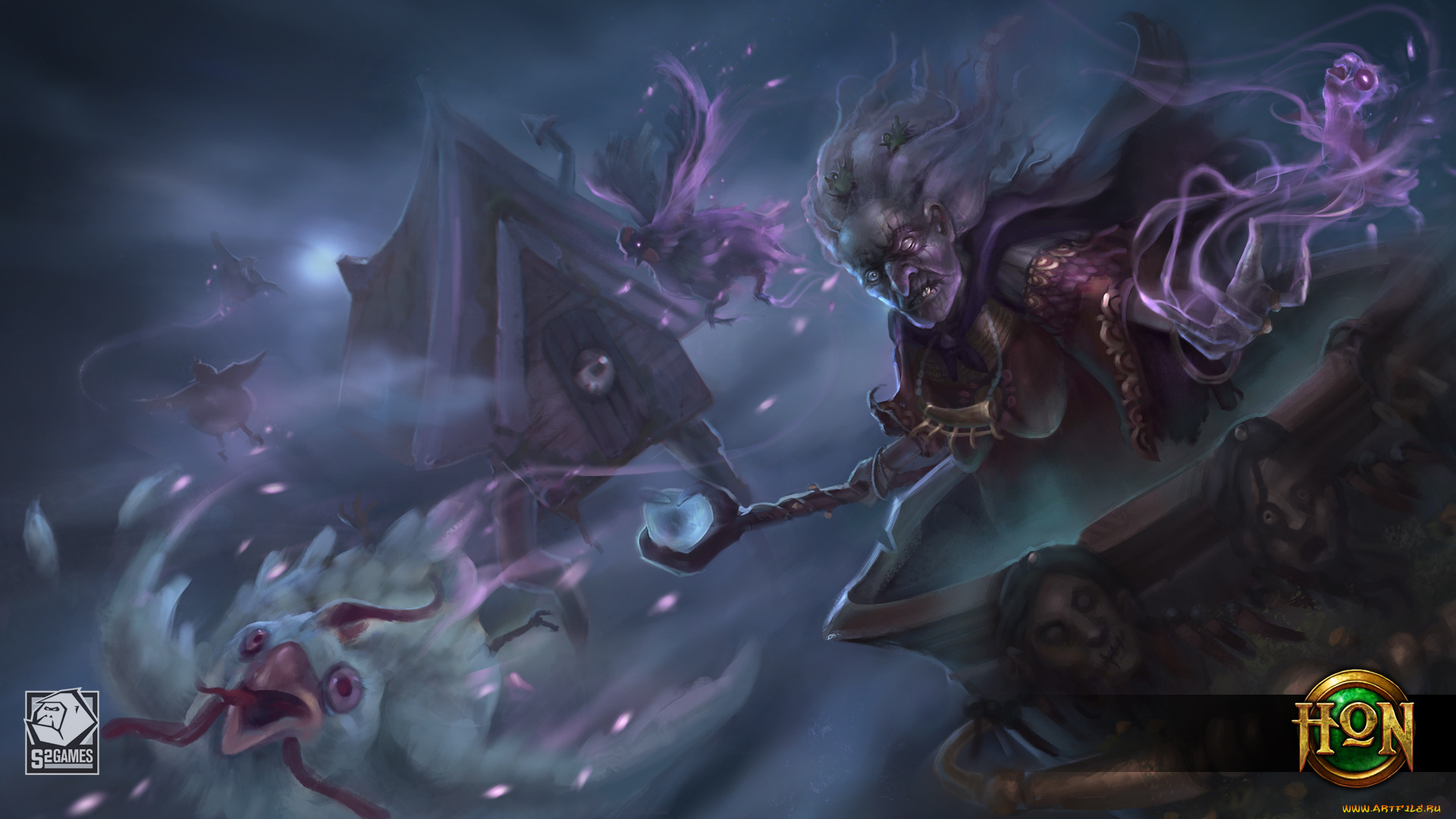 видео, игры, heroes, of, newerth, персонажи