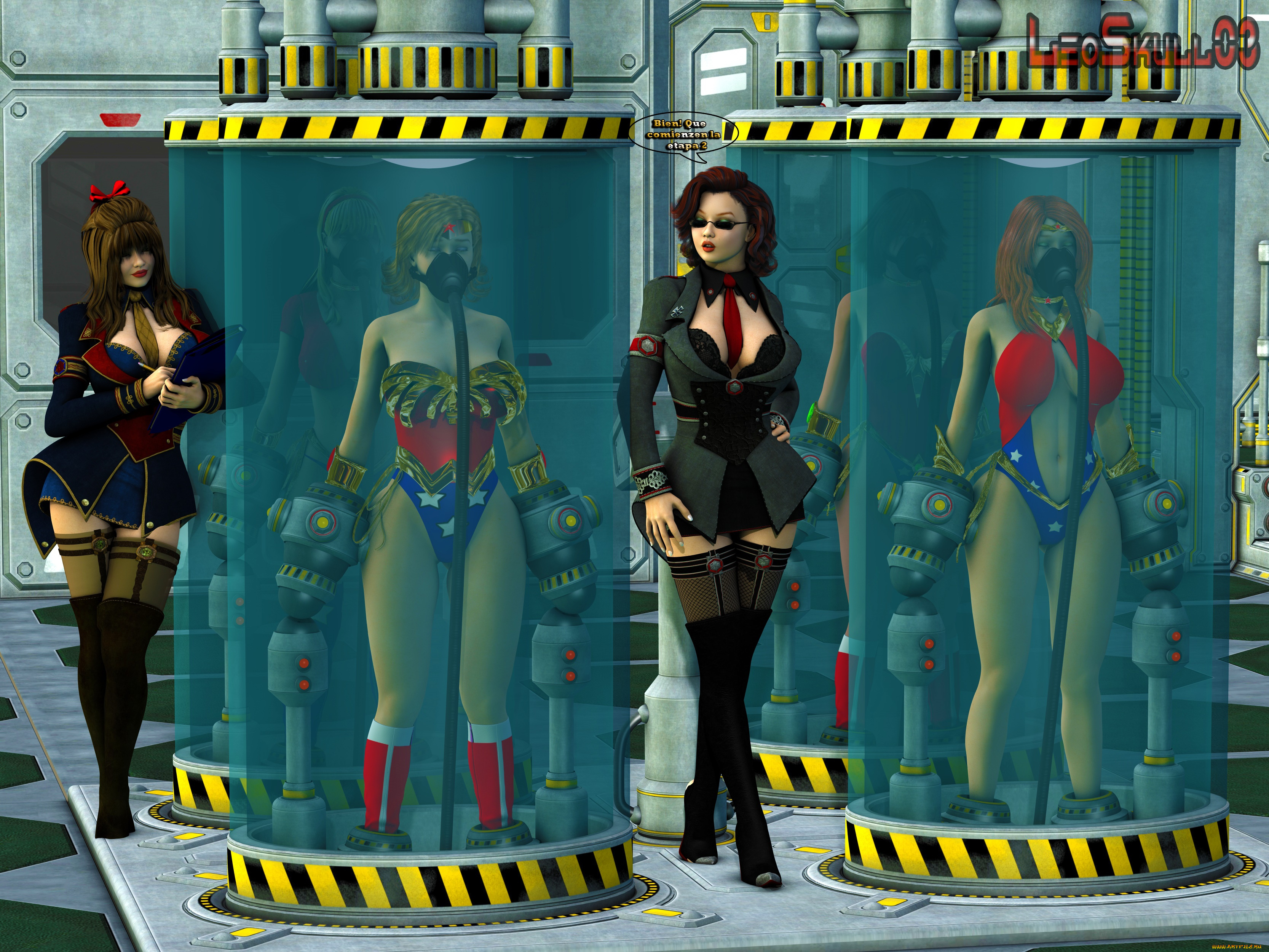 3д, графика, фантазия, , fantasy, фон, взгляд, девушки