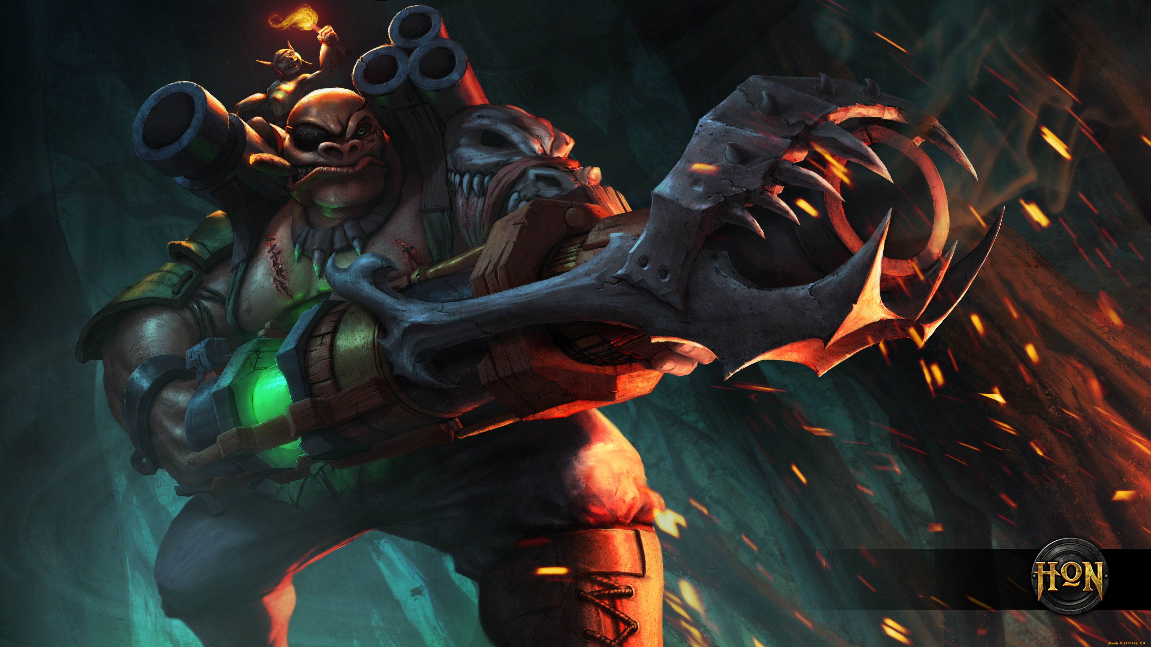 видео, игры, heroes, of, newerth, персонаж