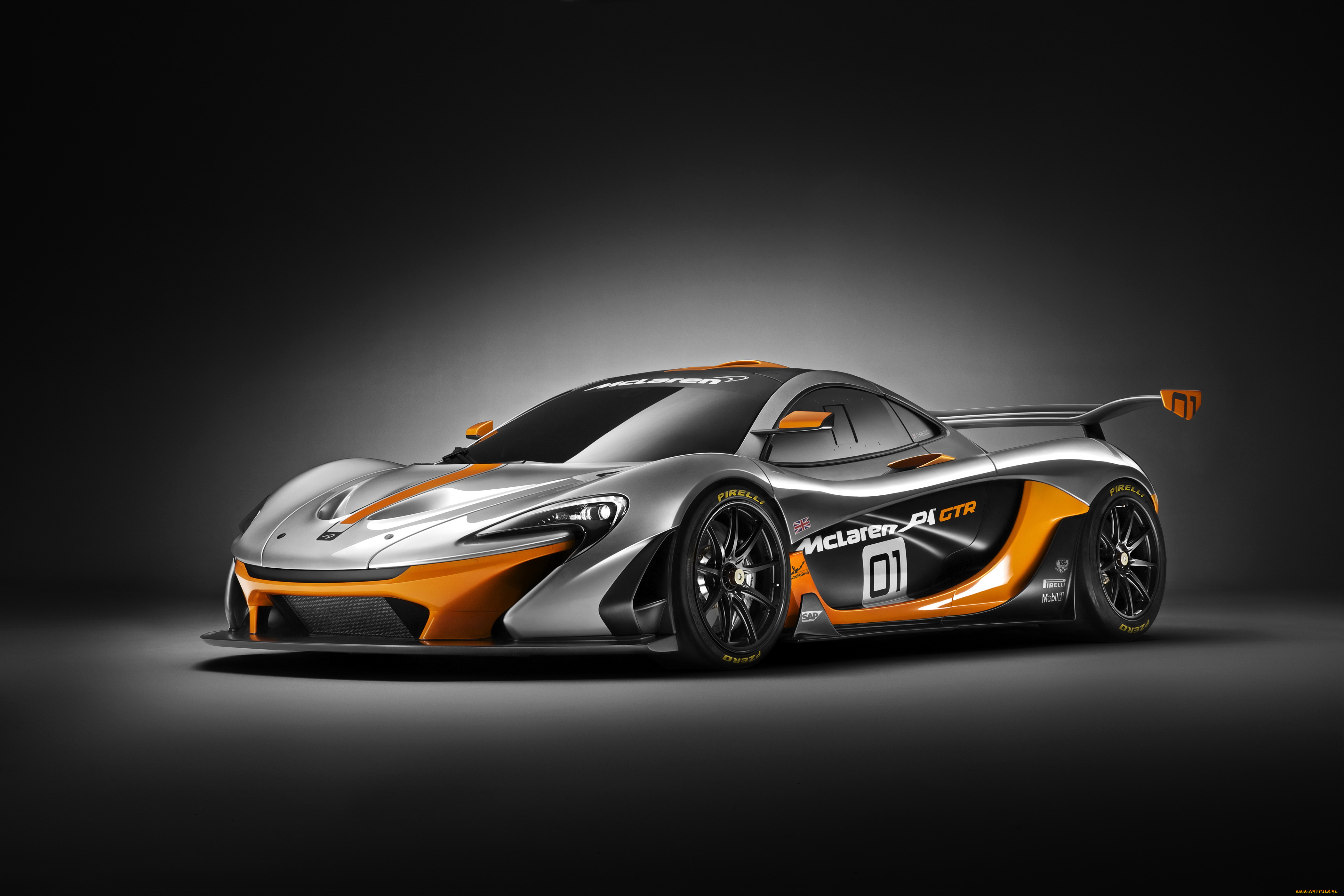 2014, mclaren, p1, gtr, автомобили, mclaren, тюнинг, серый