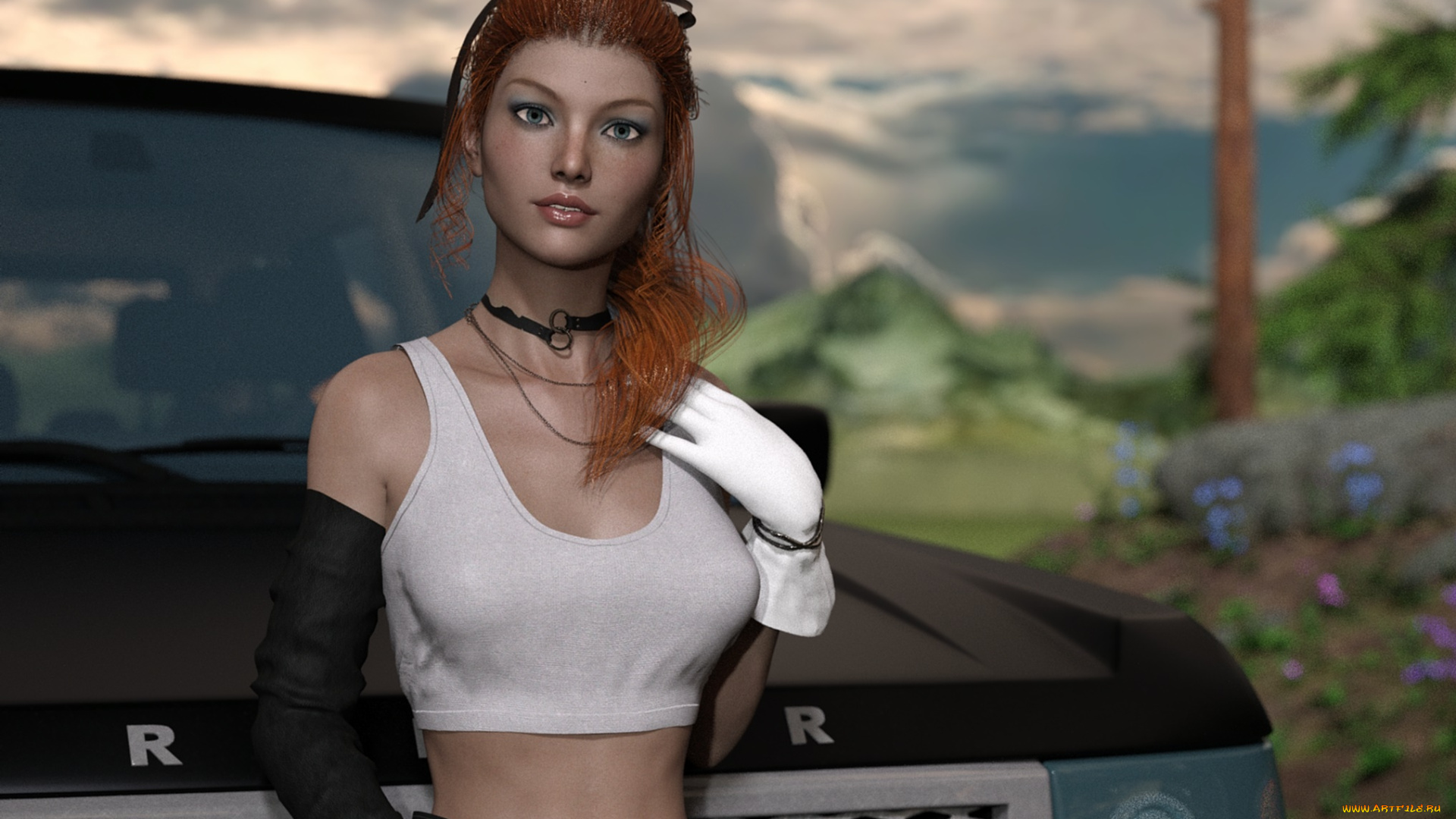 3д, графика, люди, , people, взгляд, девушка, фон