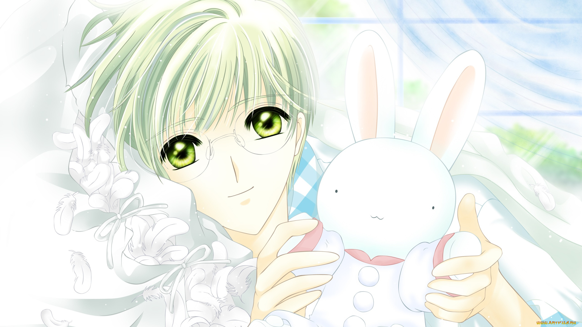 аниме, card, captor, sakura, фон, девушка, взгляд