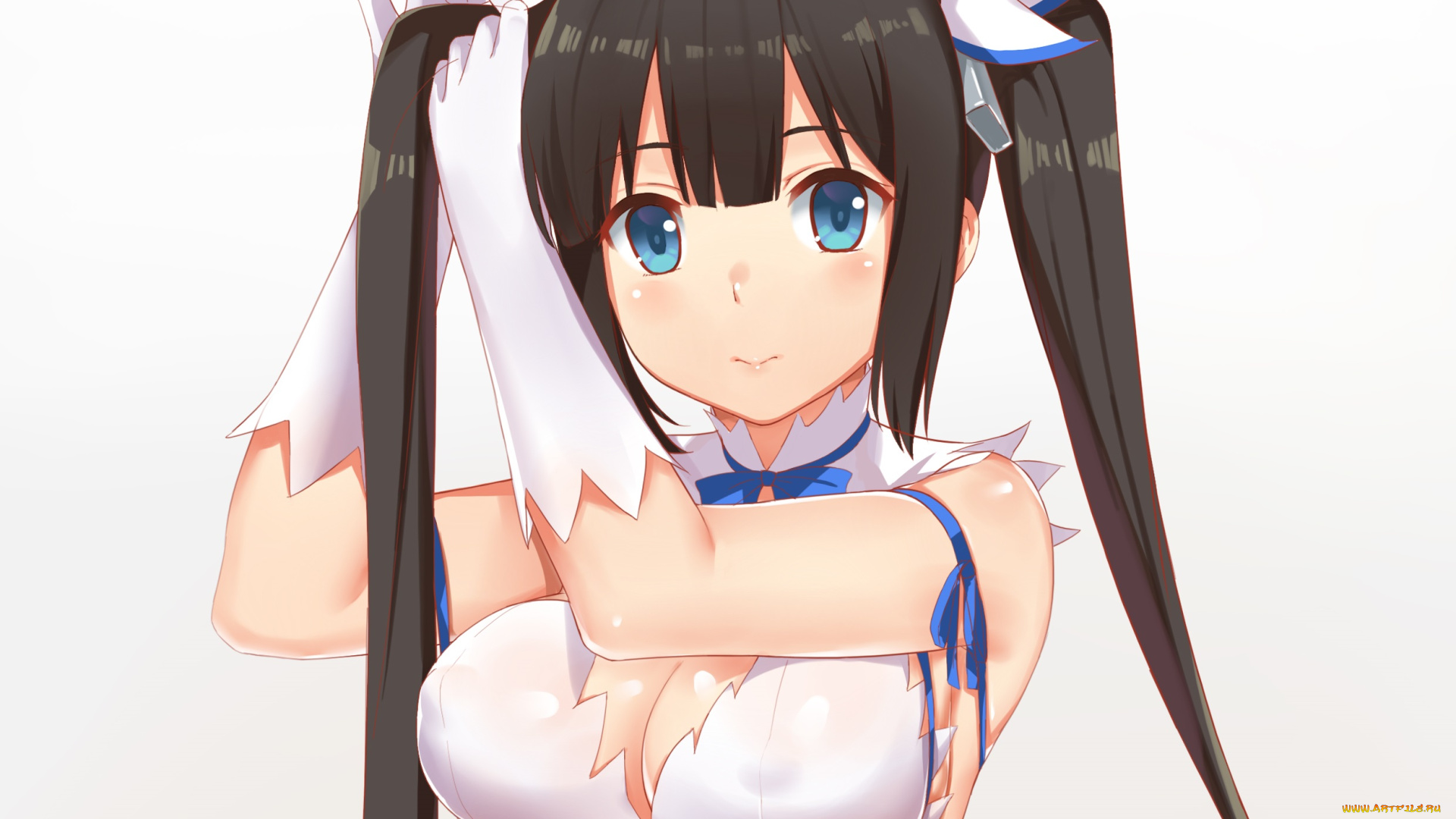 аниме, danmachi, девушка