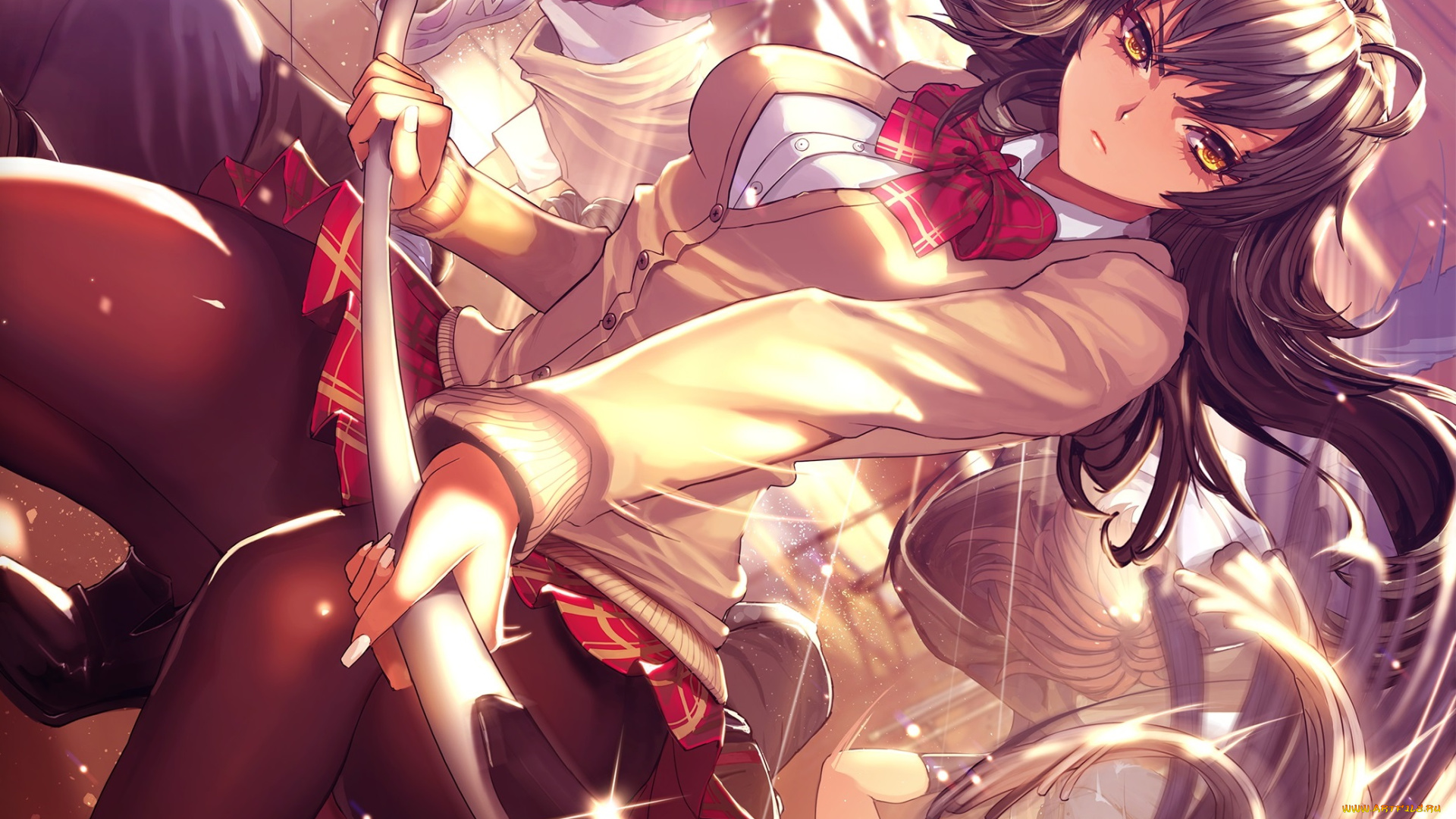 аниме, furyou, michi, gang, road, девушка