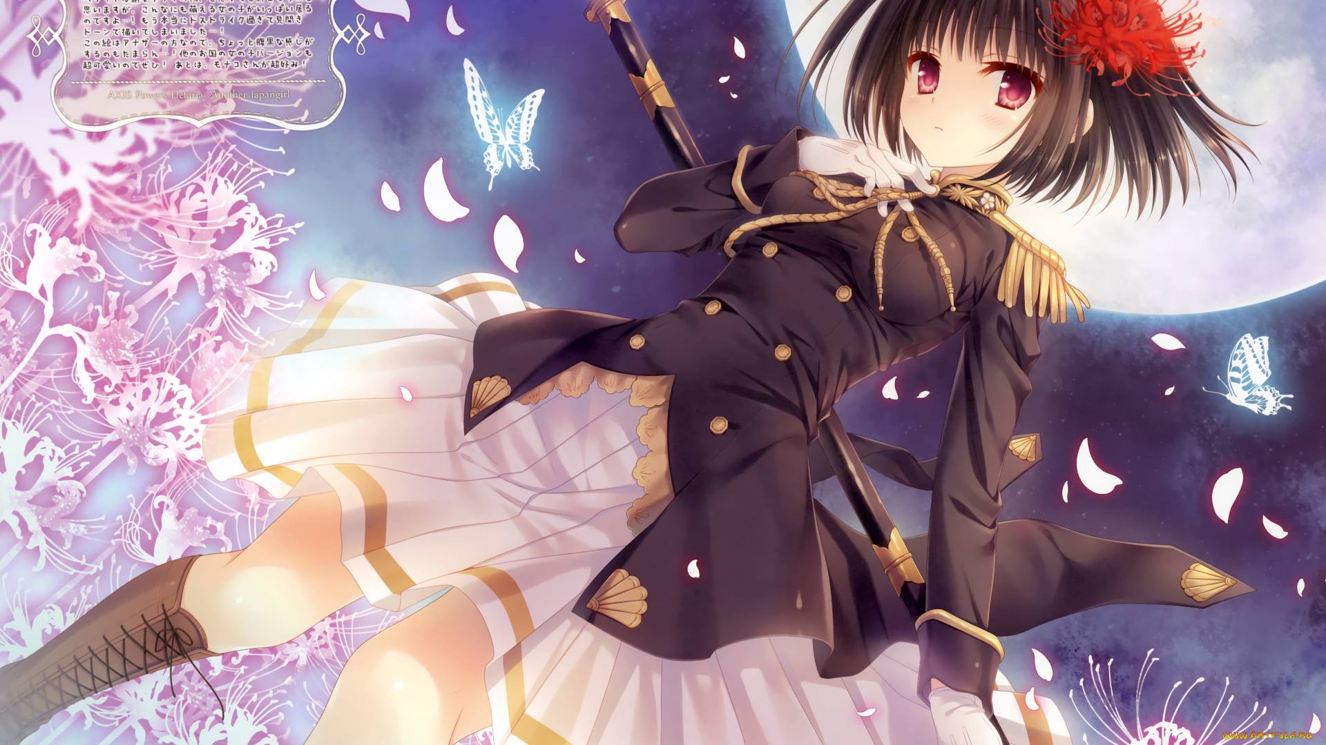 аниме, hetalia, , axis, powers, japan