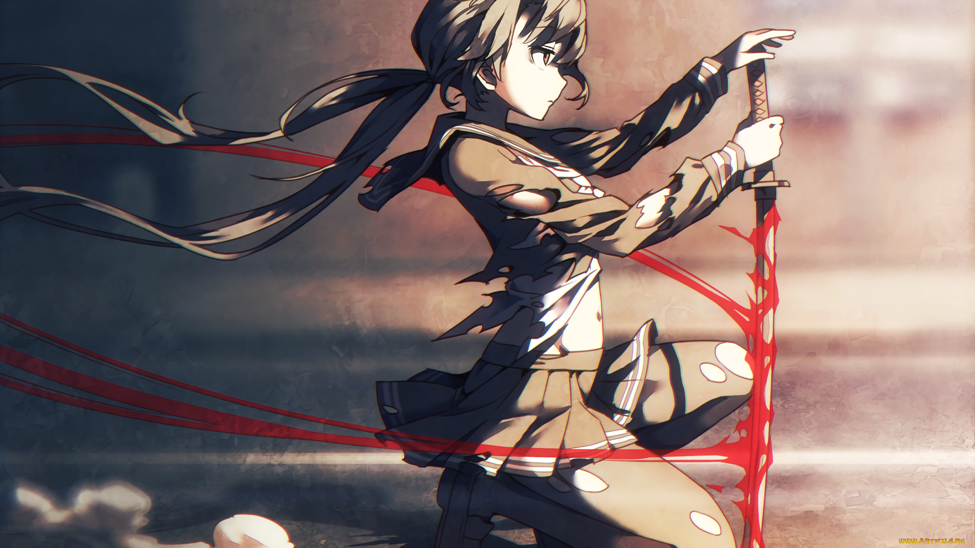 аниме, idolm@ster, фон, взгляд, девушка