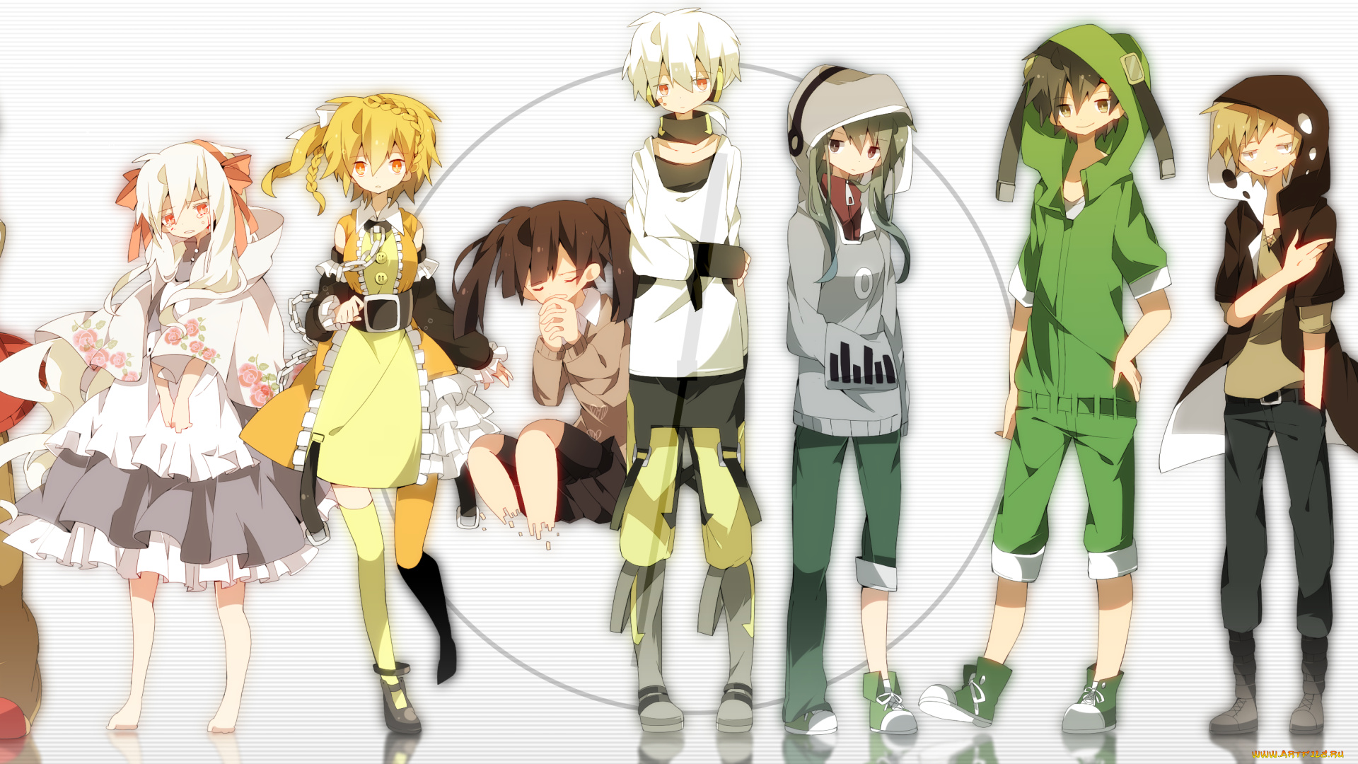 аниме, kagerou, project, дети