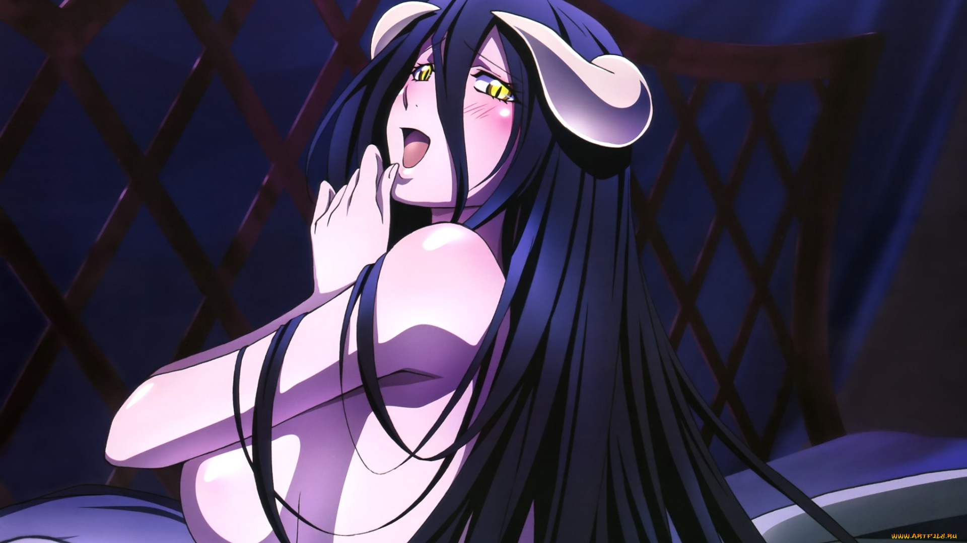 аниме, overlord, альбедо