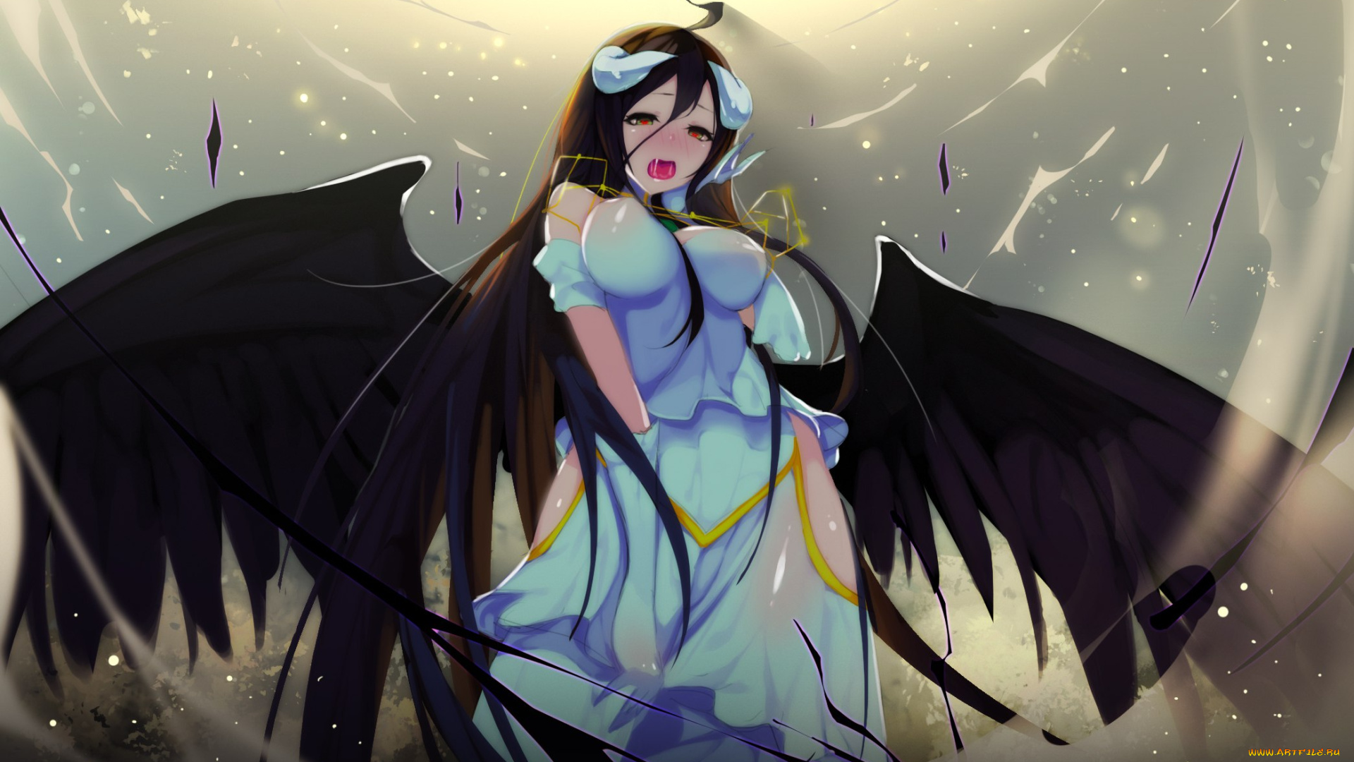 аниме, overlord, альбедо