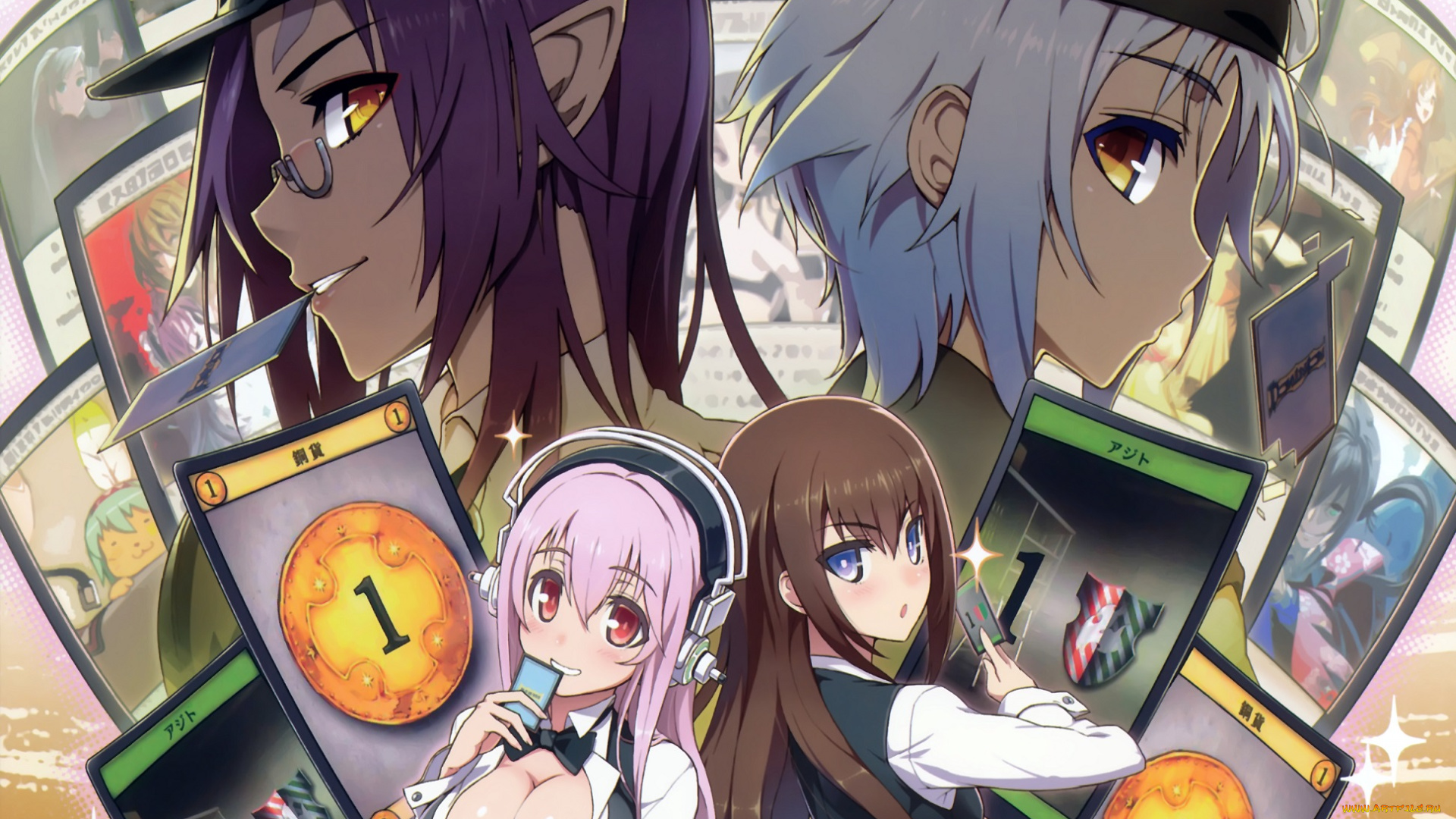 аниме, unknown, , другое, девушки, super, sonico