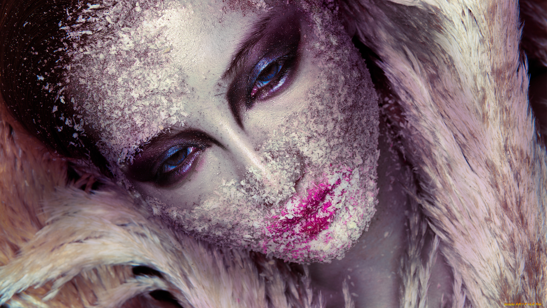 фэнтези, фотоарт, льдинки