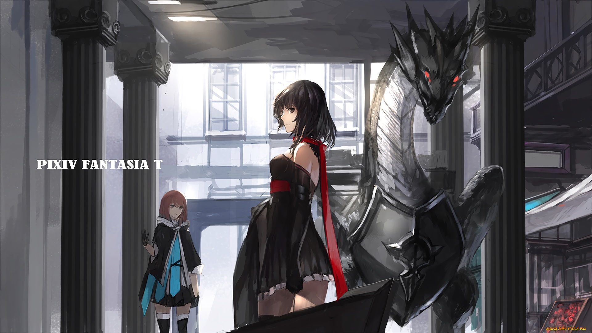 pixiv, fantasia, аниме, персонаж