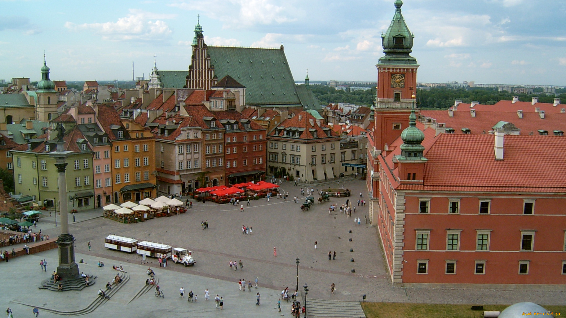 варшава, города, варшава, , польша, площадь