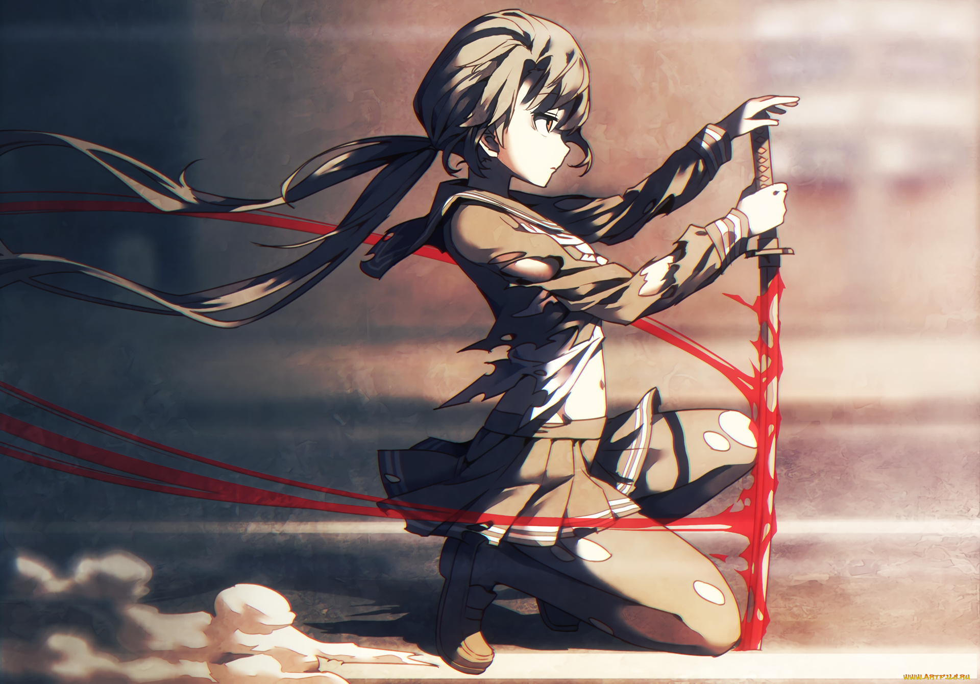 аниме, idolm@ster, фон, взгляд, девушка