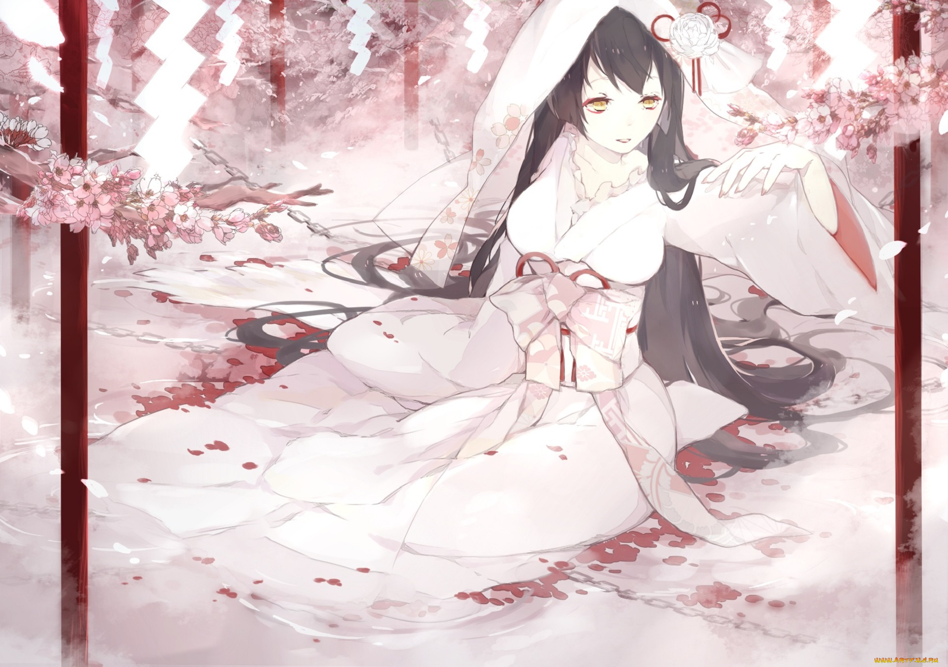 аниме, pixiv, fantasia, девушка