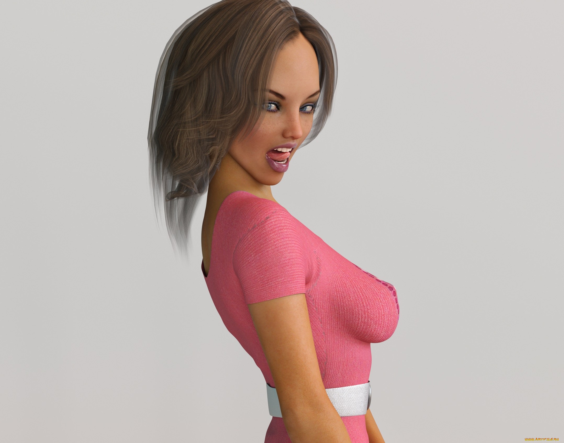 3д, графика, люди, , people, девушка, взгляд, фон