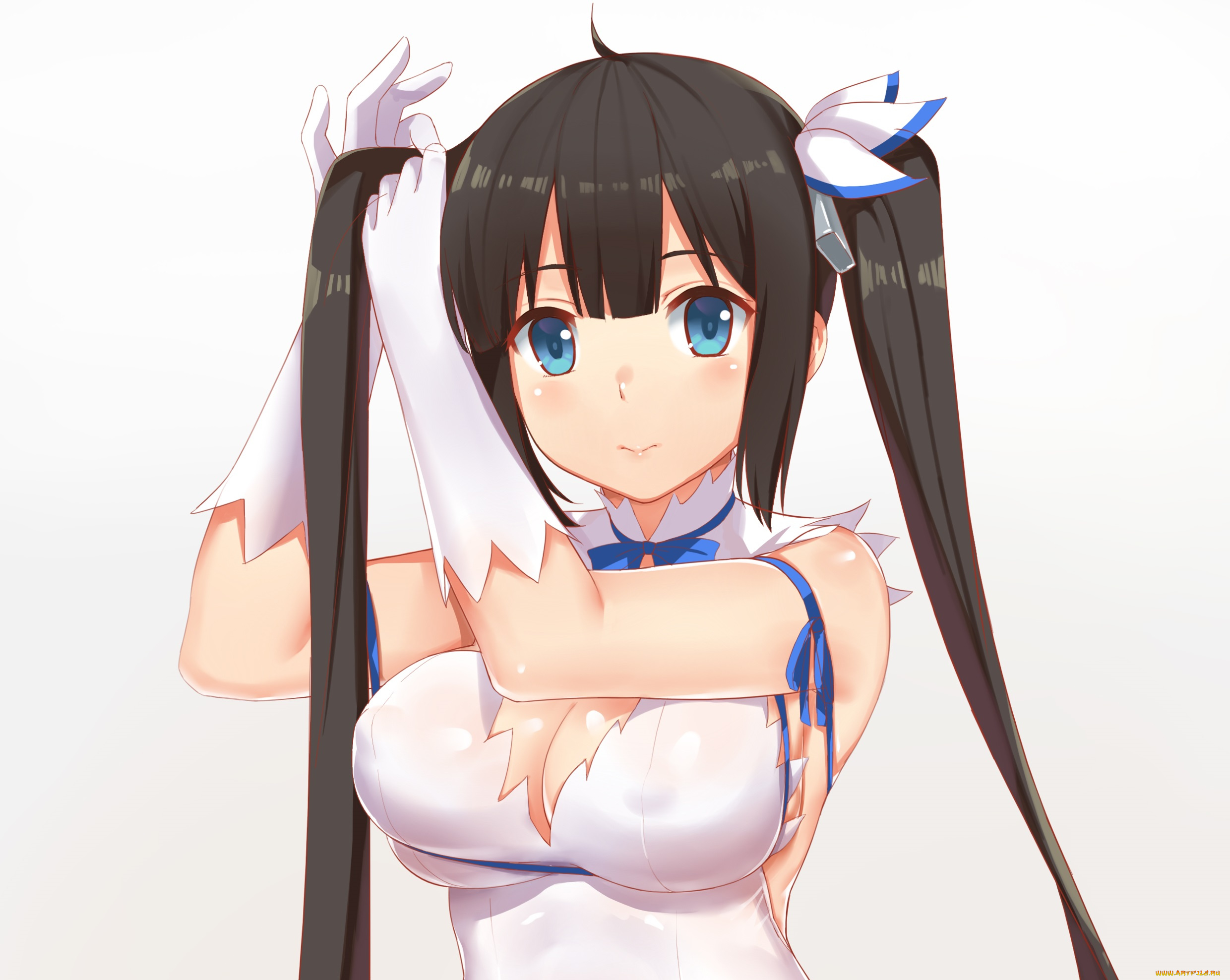 аниме, danmachi, девушка