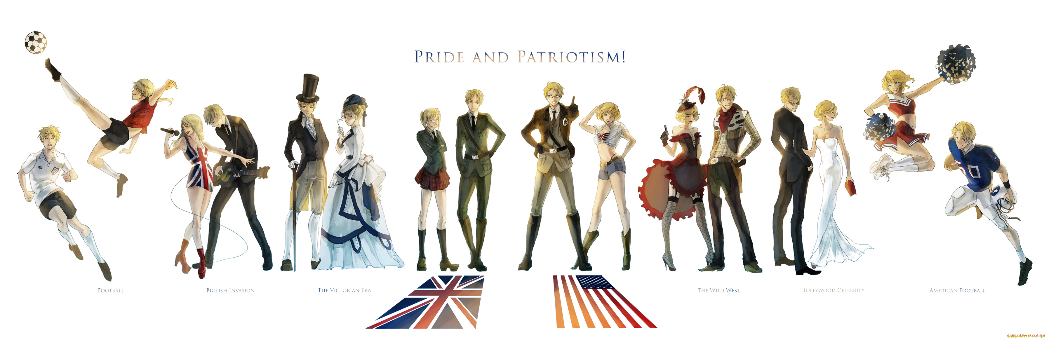 аниме, hetalia, , axis, powers, парни
