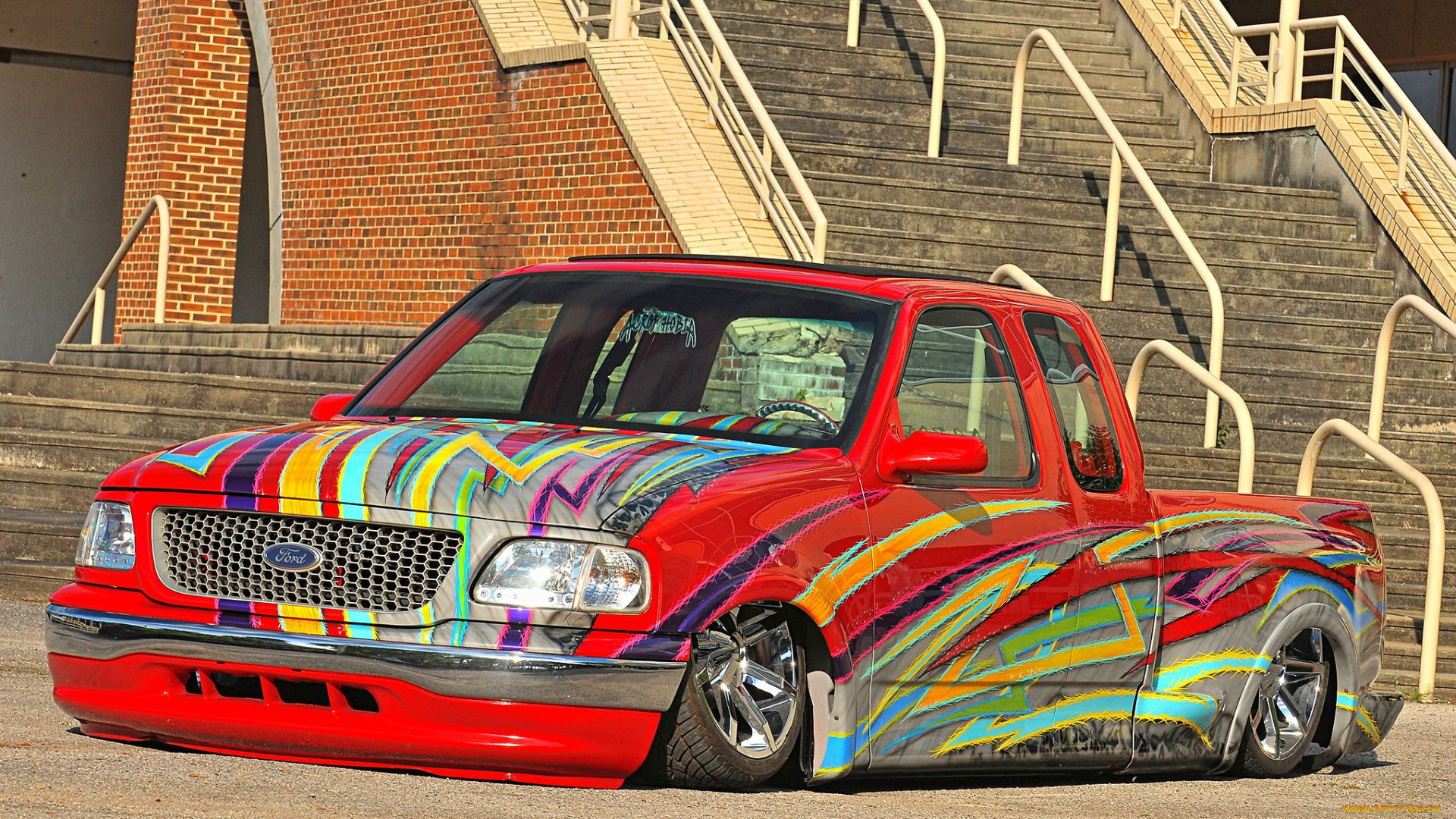 автомобили, custom, pick-up, ford