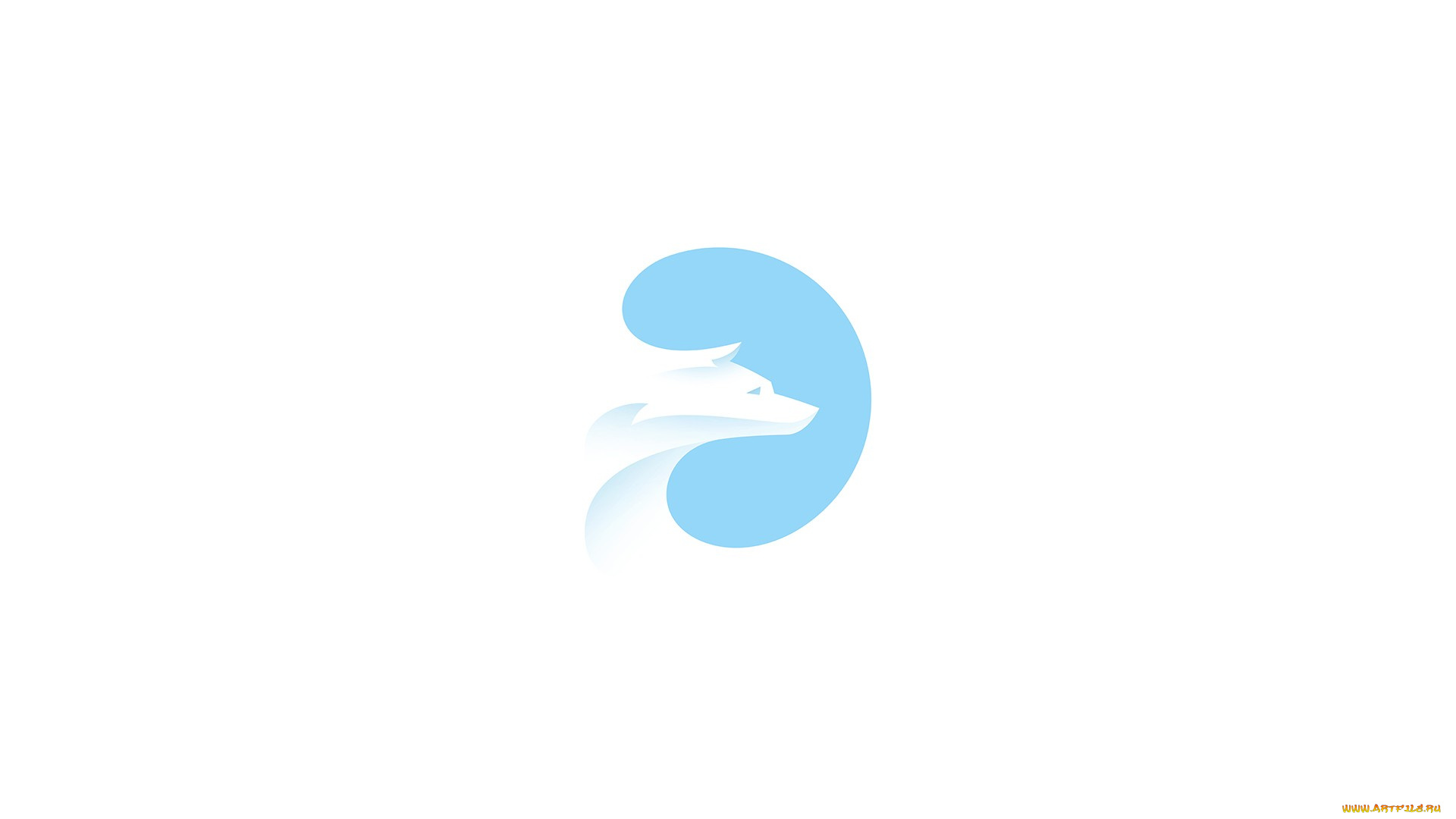 рисованное, минимализм, фон, медведь