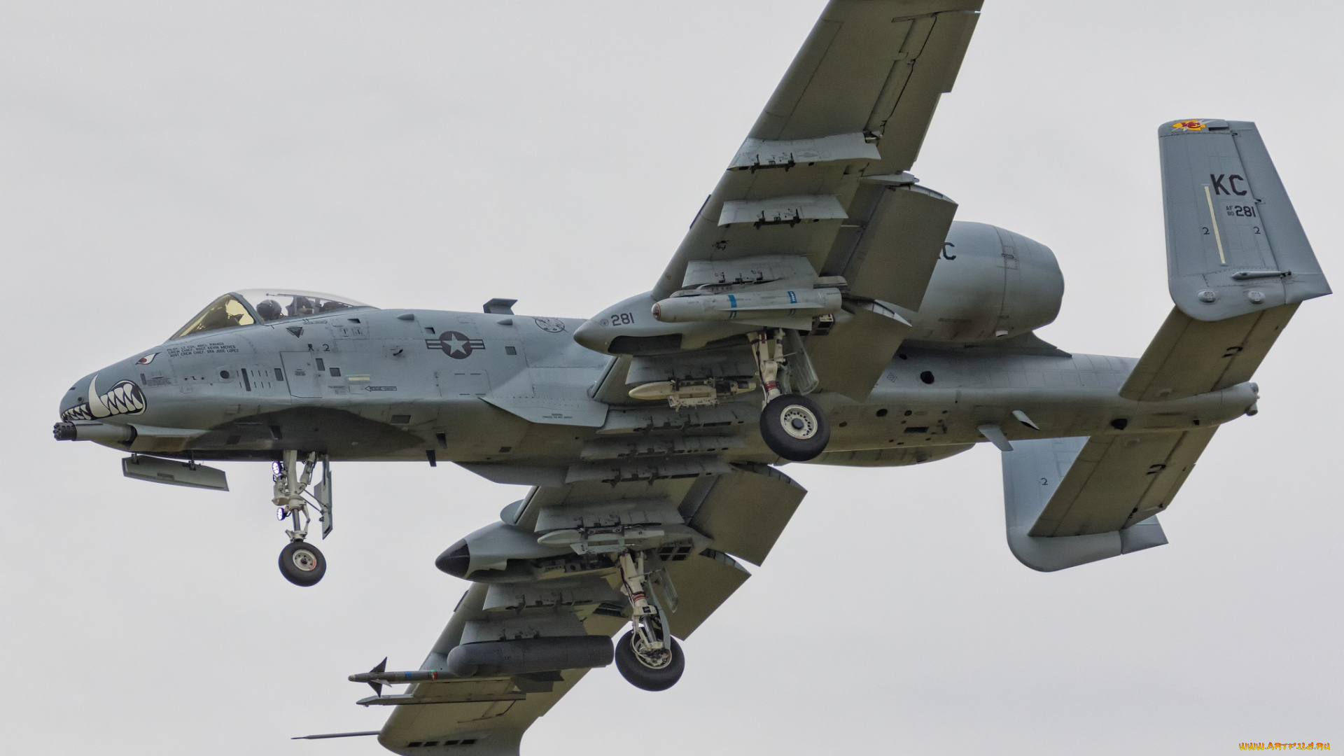 a-10c, thunderbolt, ii, авиация, боевые, самолёты, ввс