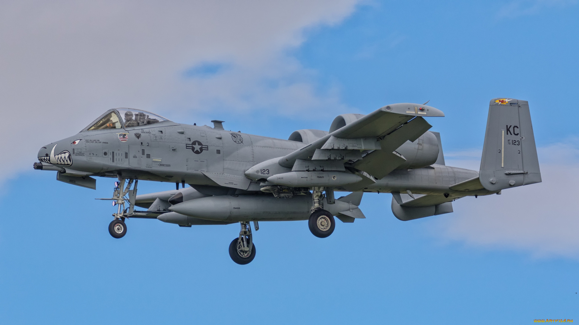 a-10c, thunderbolt, ii, авиация, боевые, самолёты, ввс