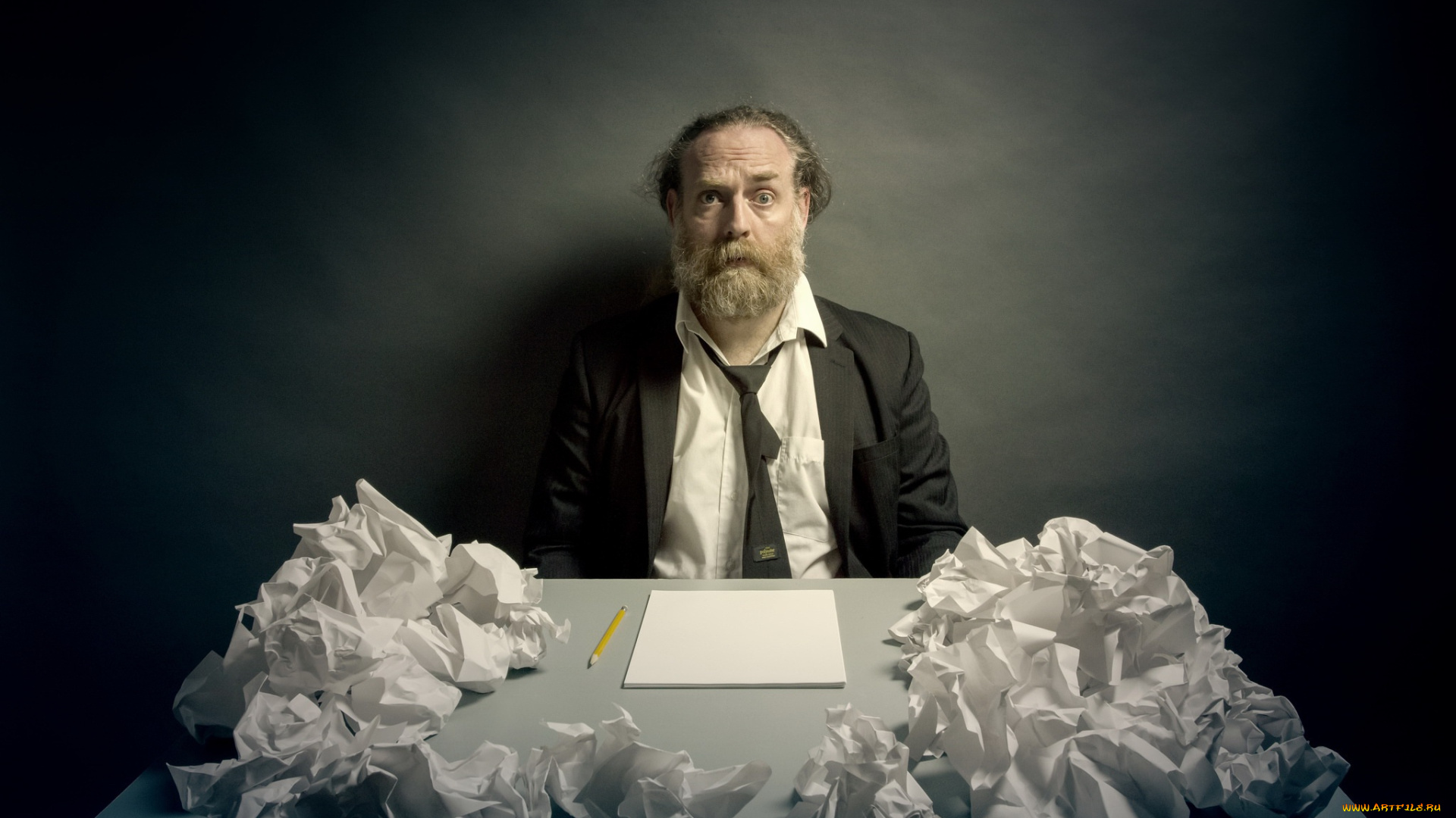 мужчины, -, unsort, бумага, писатель, человек