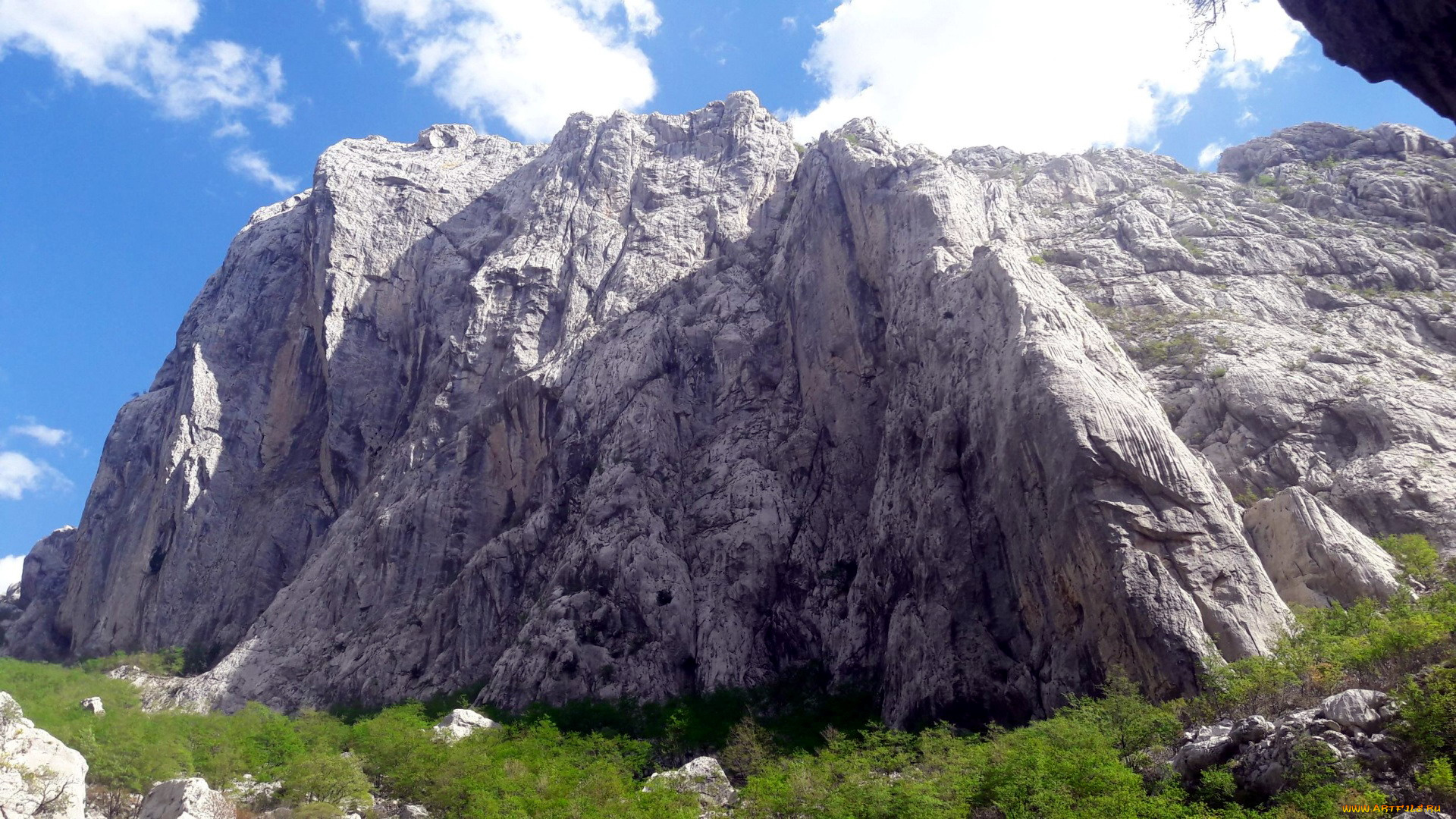 природа, горы, облака