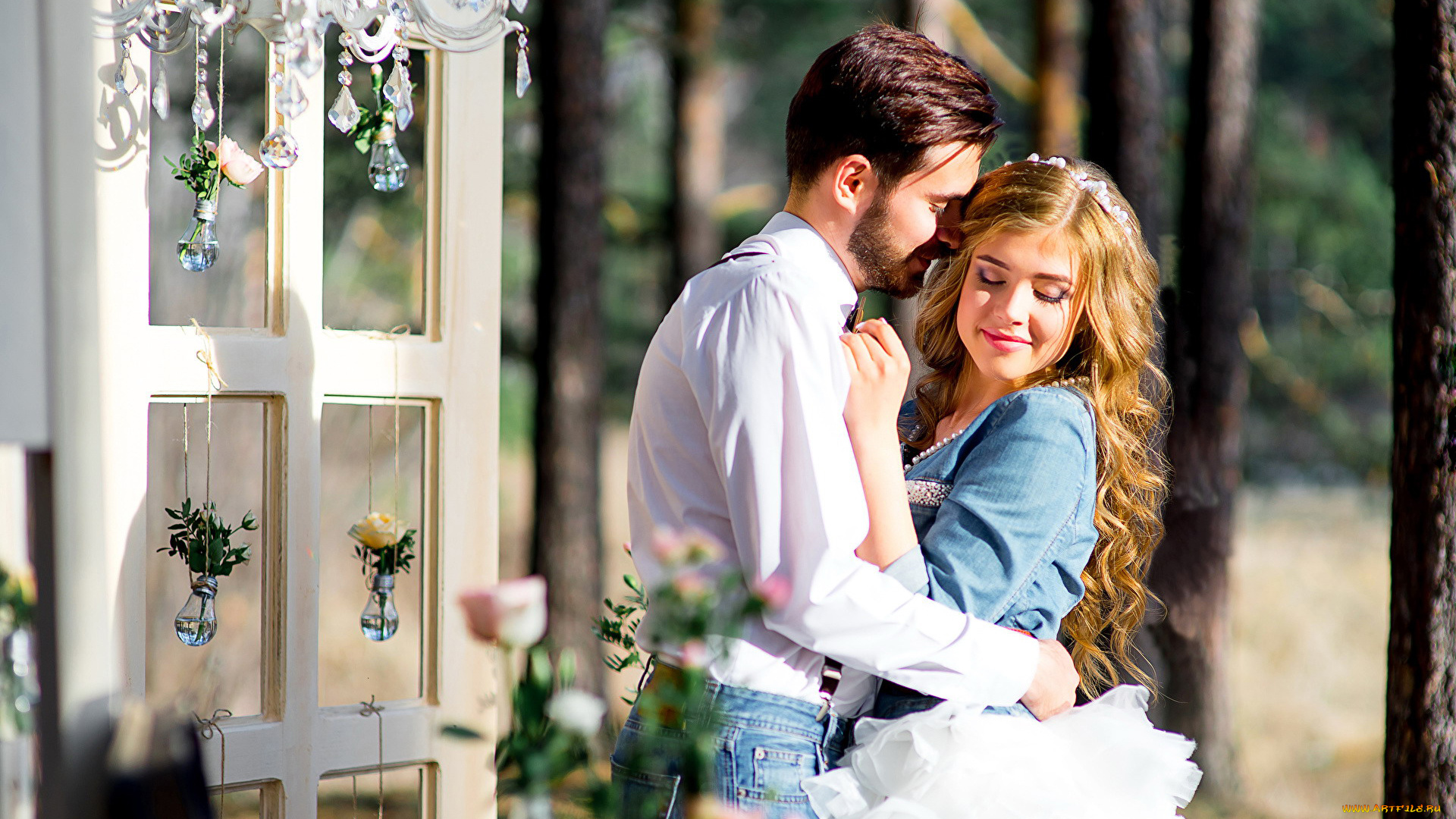 разное, мужчина, женщина, объятие