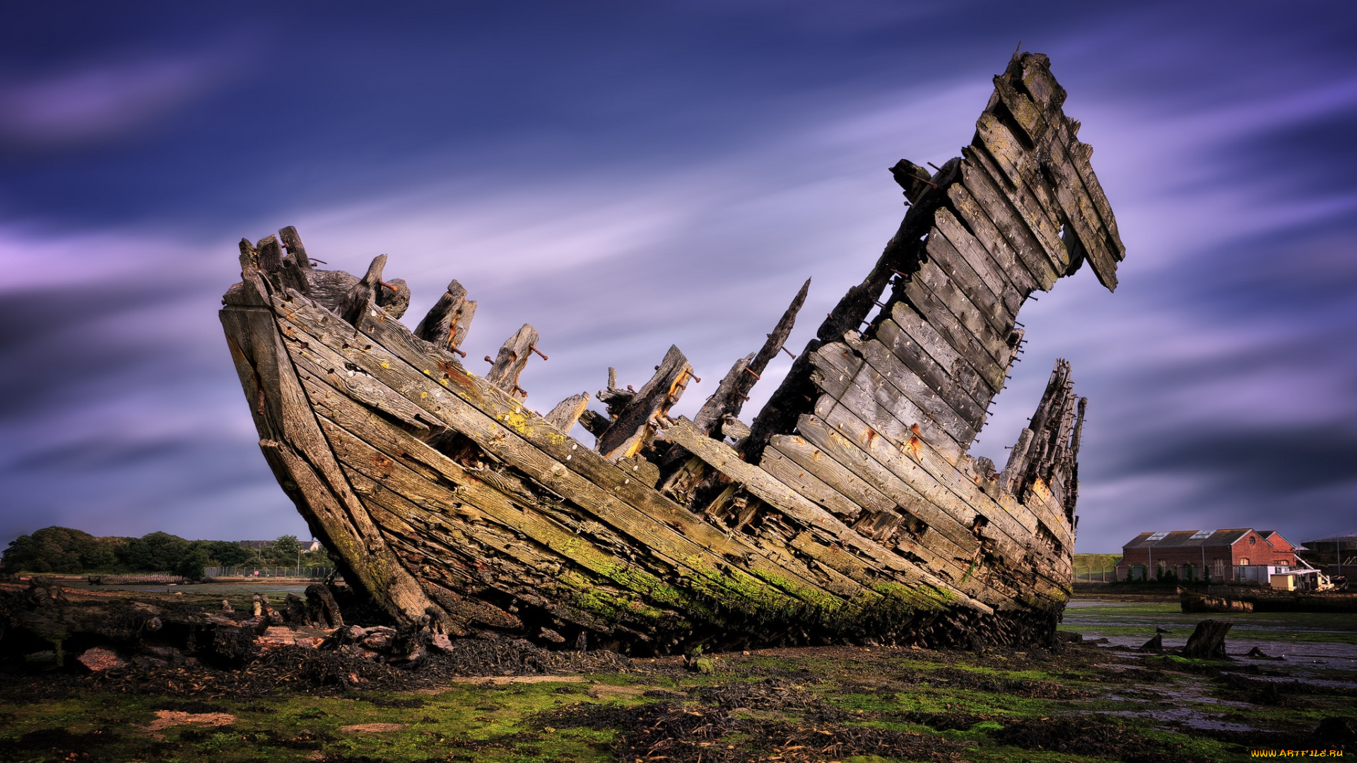 разное, развалины, , руины, , металлолом, остов, лодка, крушение, gosport, англия